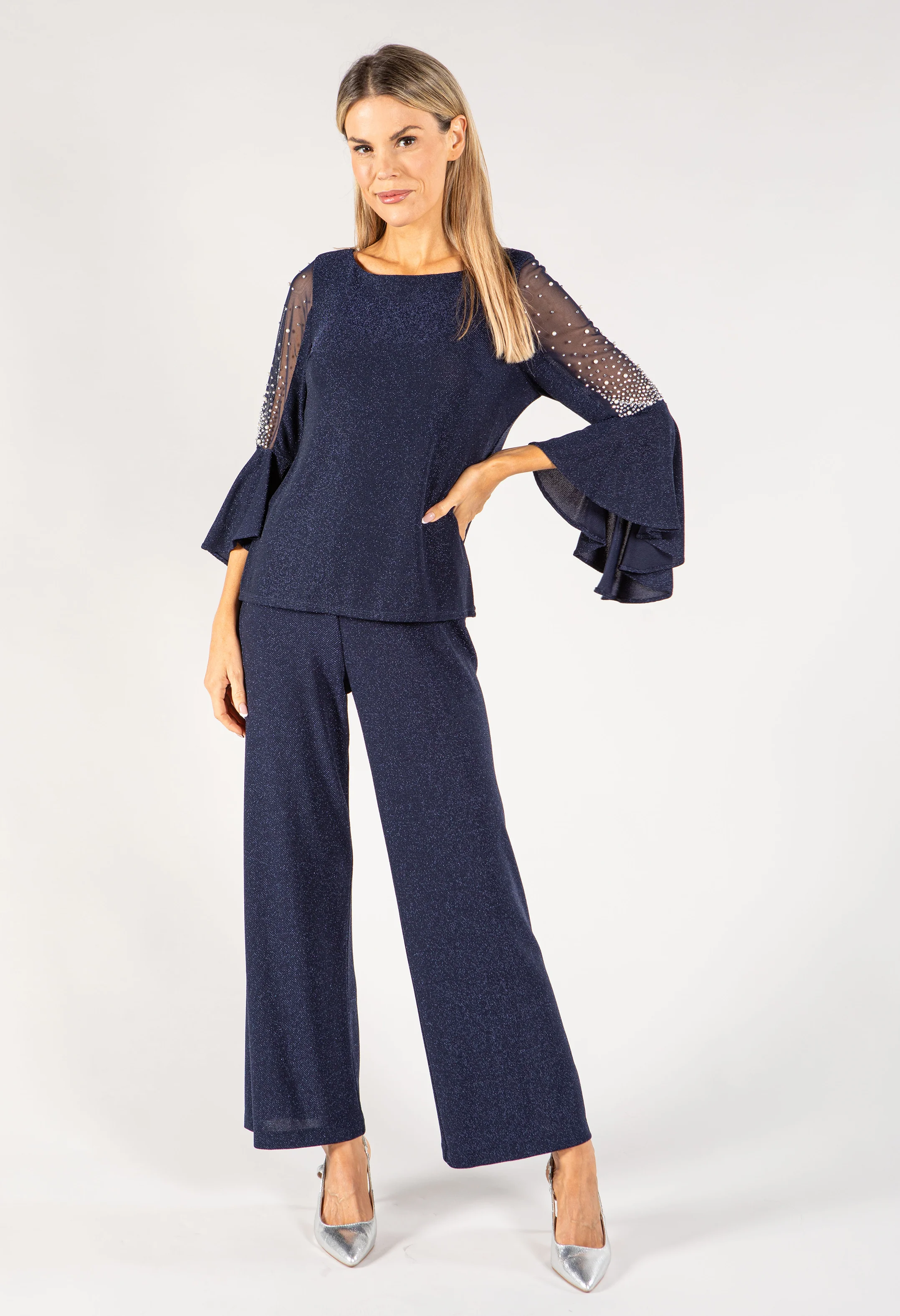 Lurex Detail Trousers - Image 8