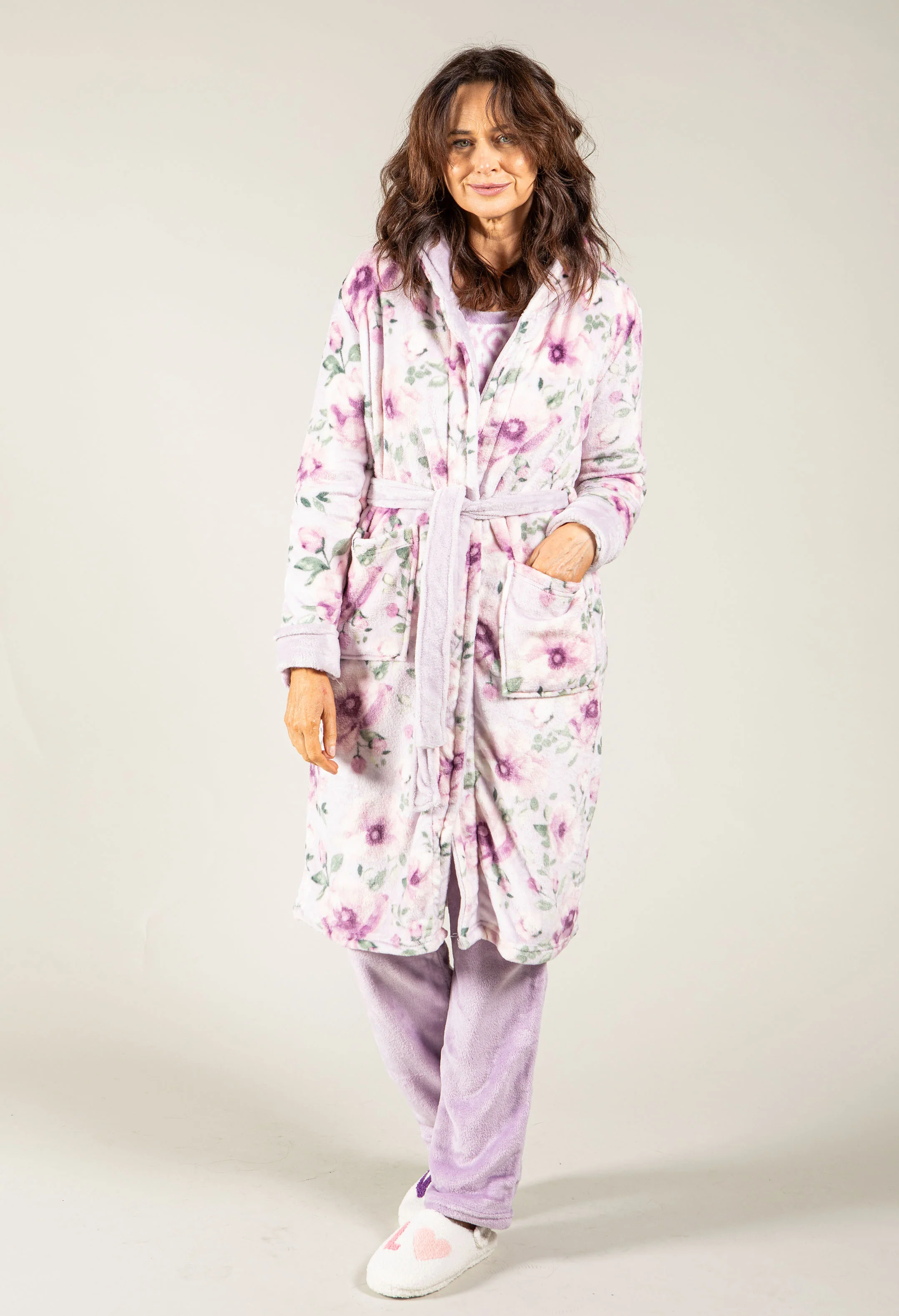 Luxury Hooded Dressing Gown - Image 4