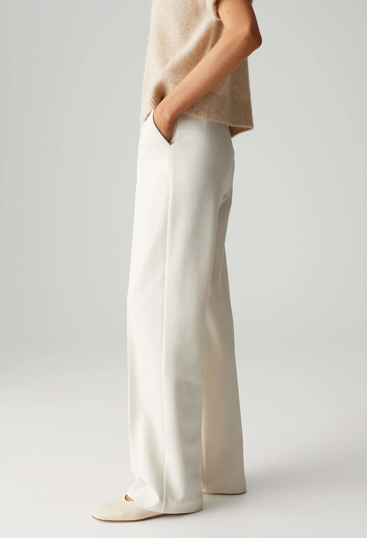 Macie Wide Leg Trousers - Image 4