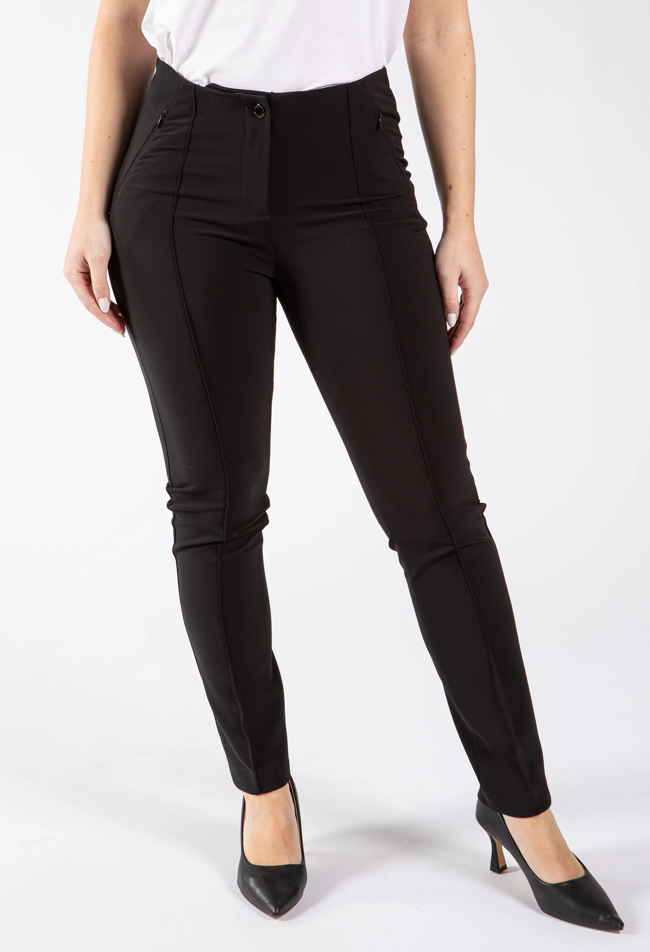 Mara Lain Slim Fit Trousers - Image 2