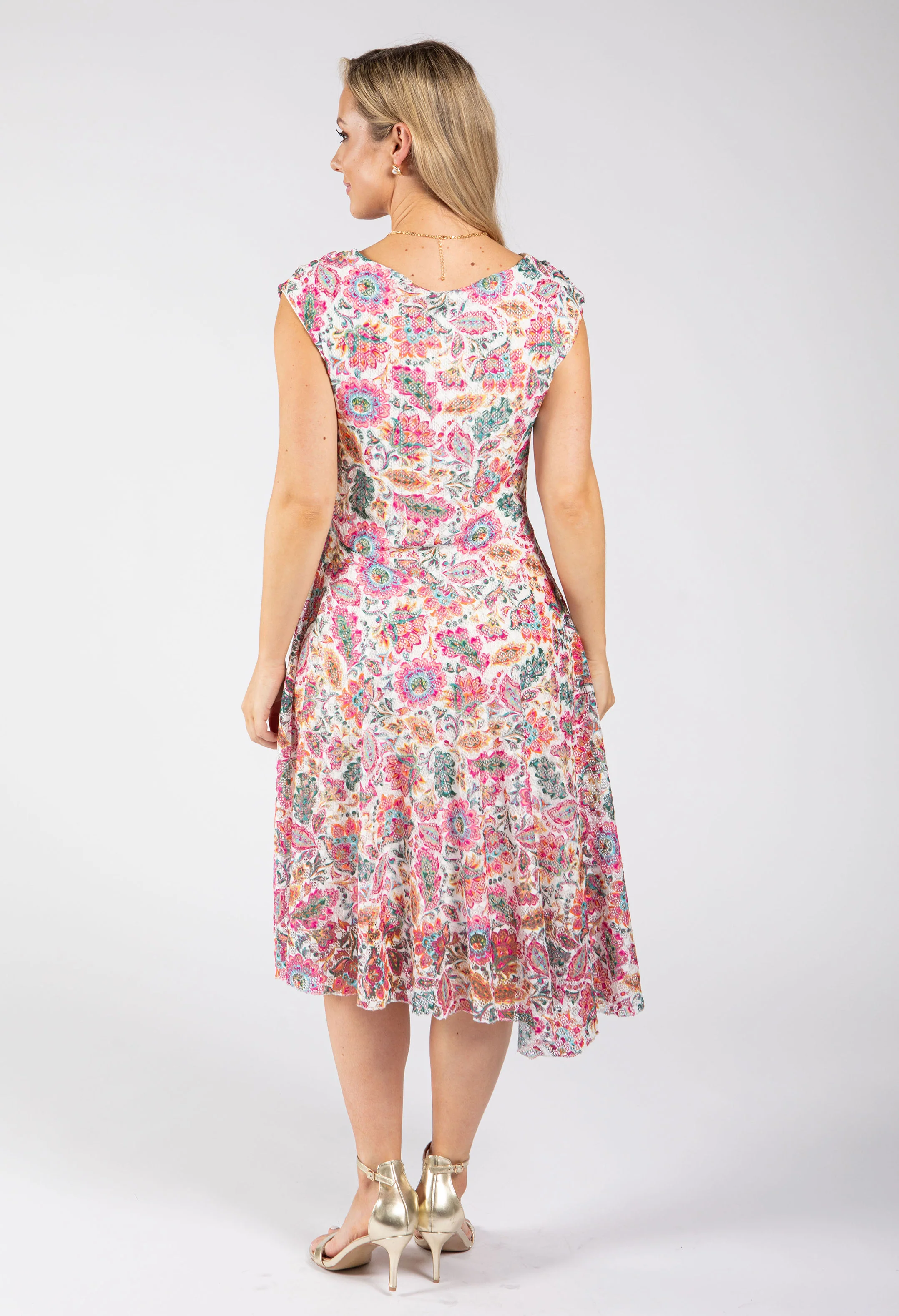 Marbella Floral Midi Dress - Image 6