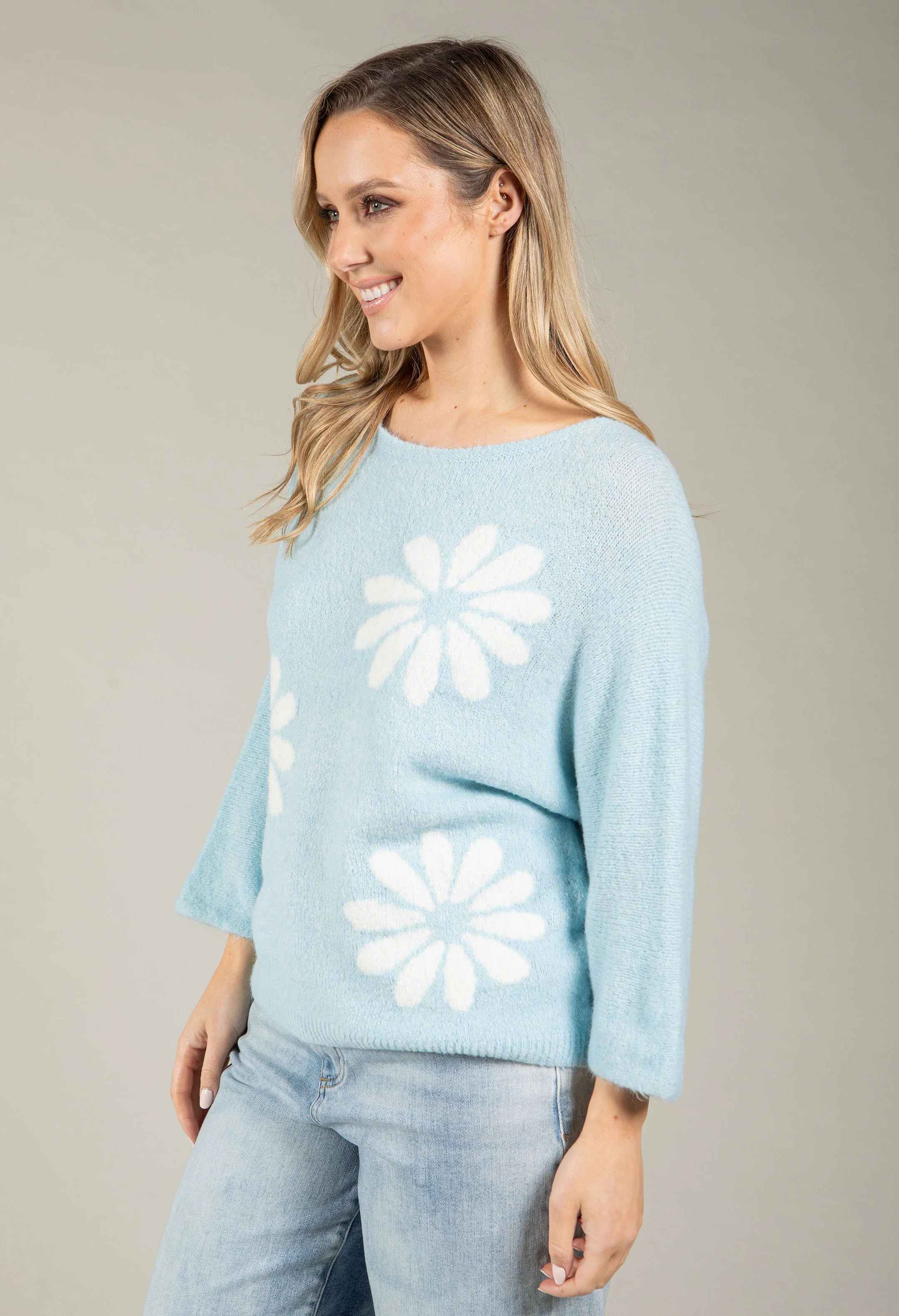 Mary Floral Knit Jumper - Image 7
