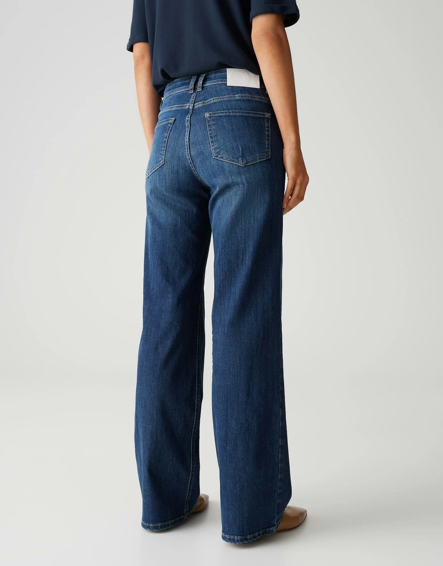 Melly Modern Mid Rise Wide Leg Jeans - Image 10