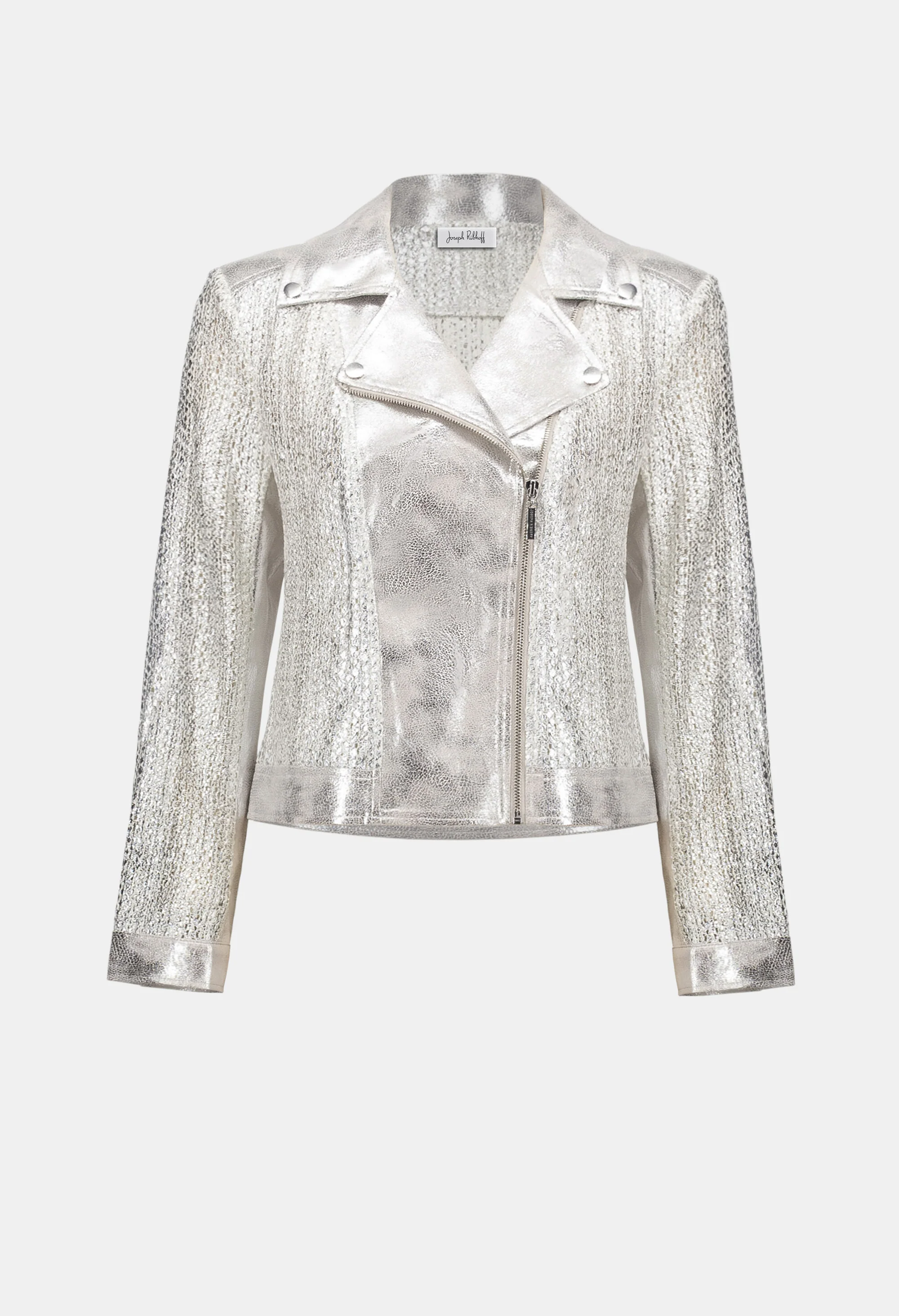 Metallic Biker Jacket - Image 5
