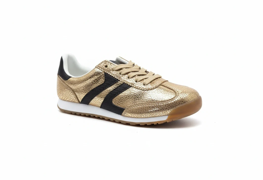 Metallic Contrast Trainers - Image 4
