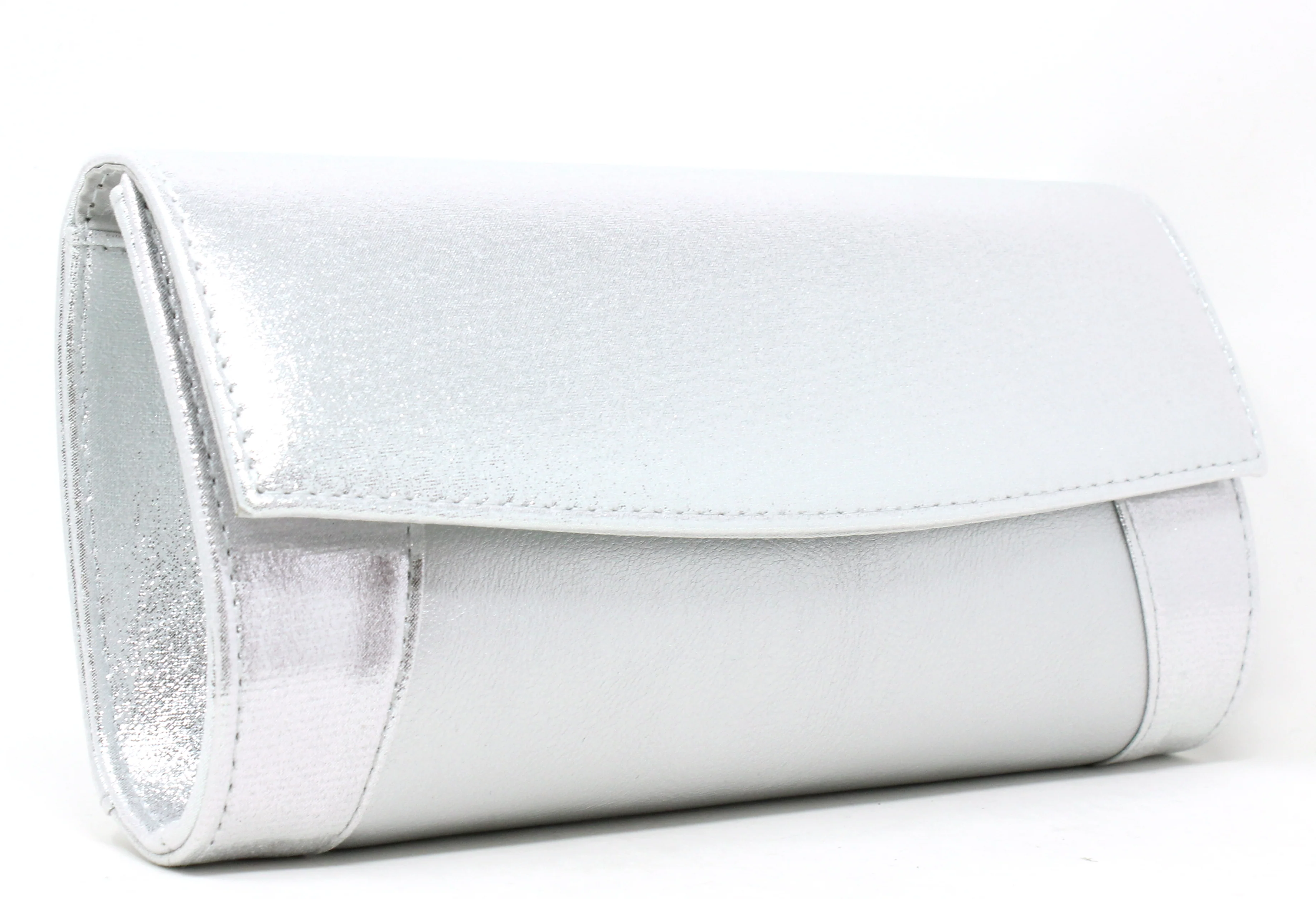 Metallic Wrap Clutch Bag - Image 10