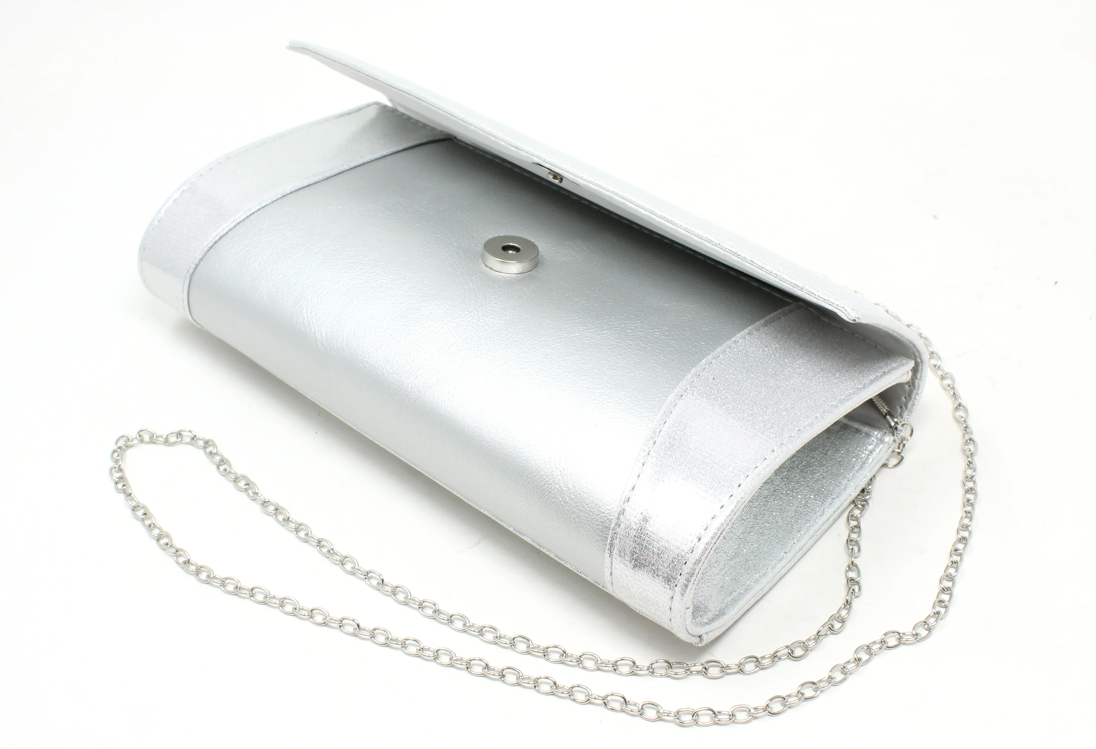 Metallic Wrap Clutch Bag - Image 11