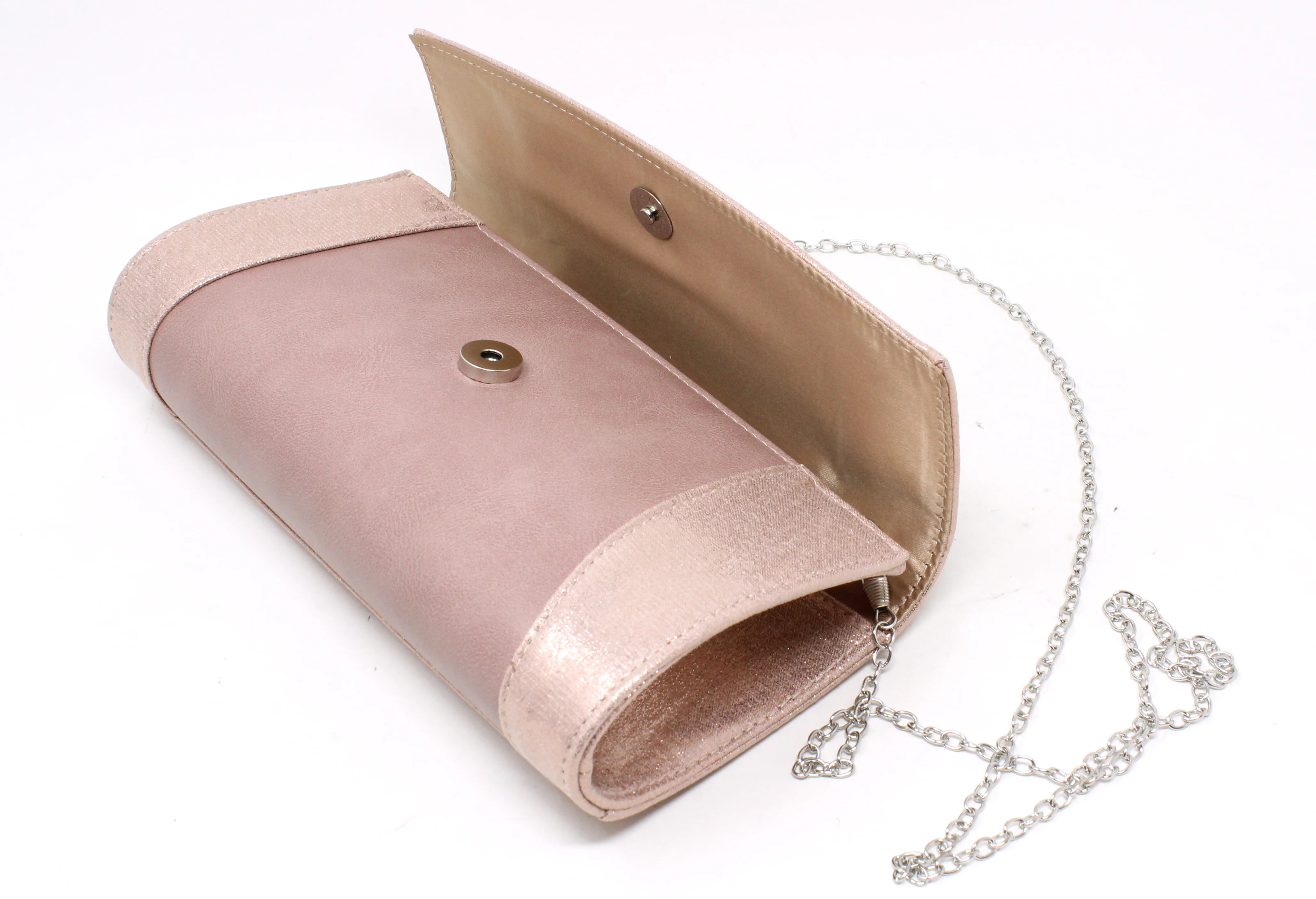 Metallic Wrap Clutch Bag - Image 3