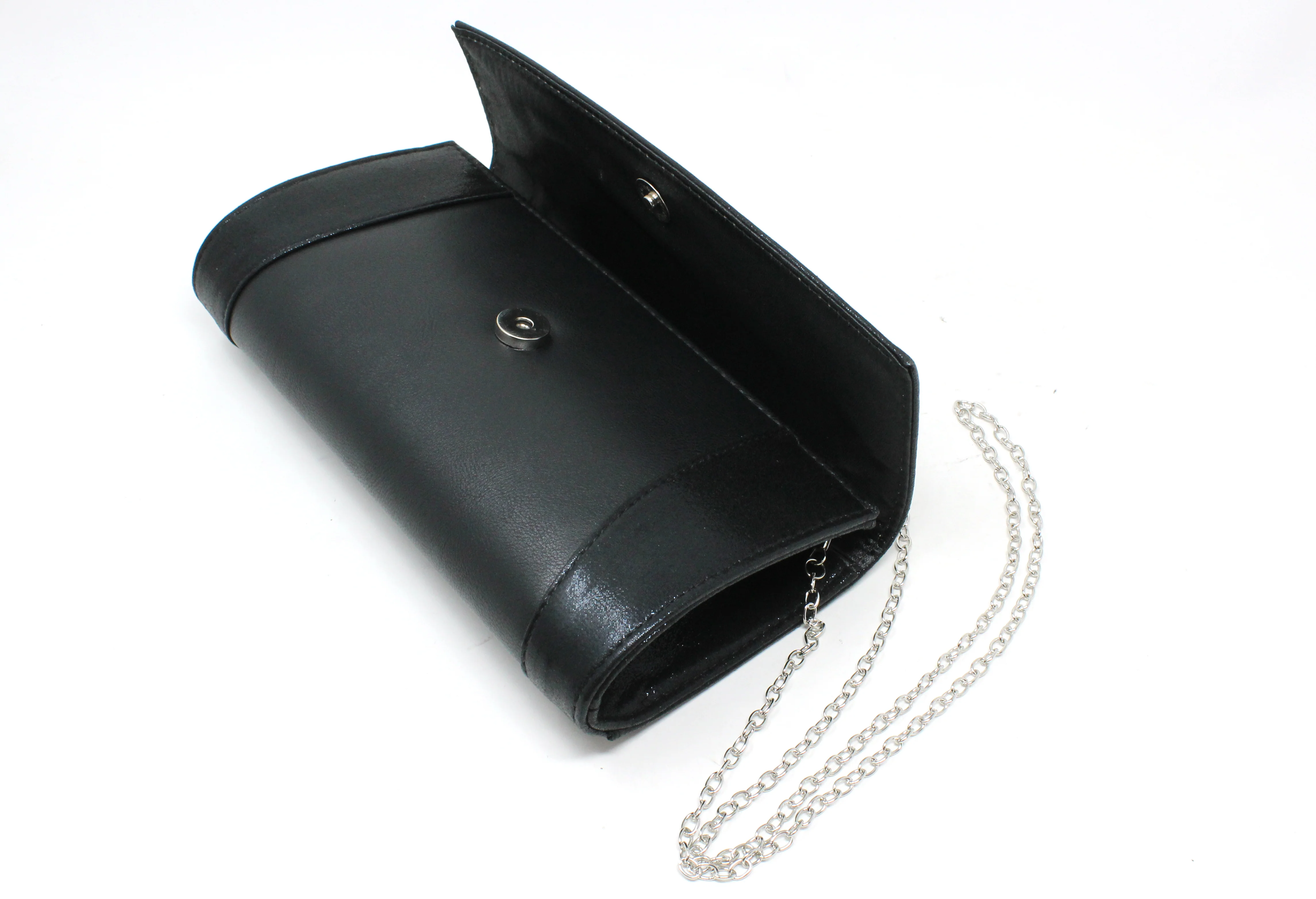 Metallic Wrap Clutch Bag - Image 6
