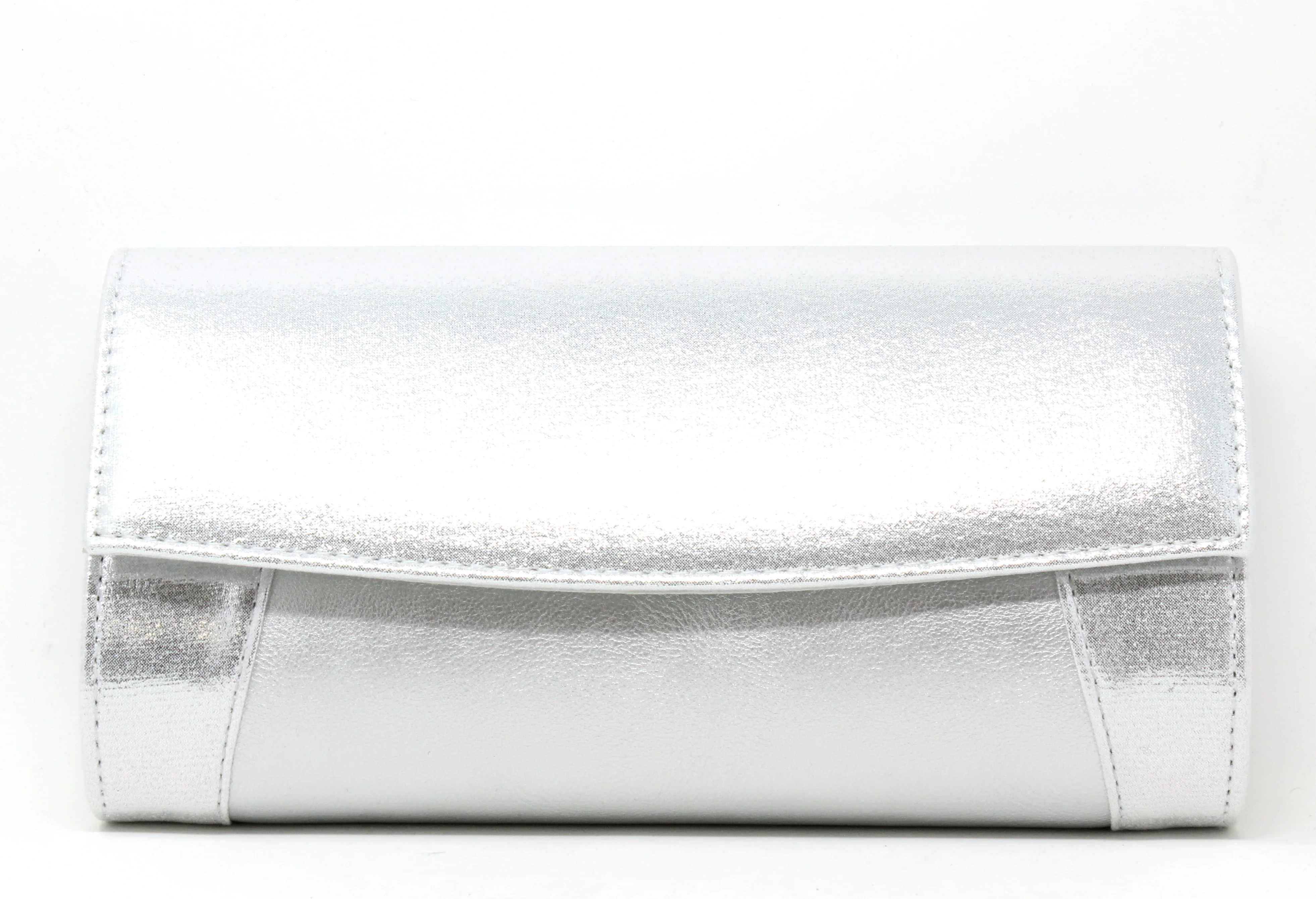 Metallic Wrap Clutch Bag - Image 9