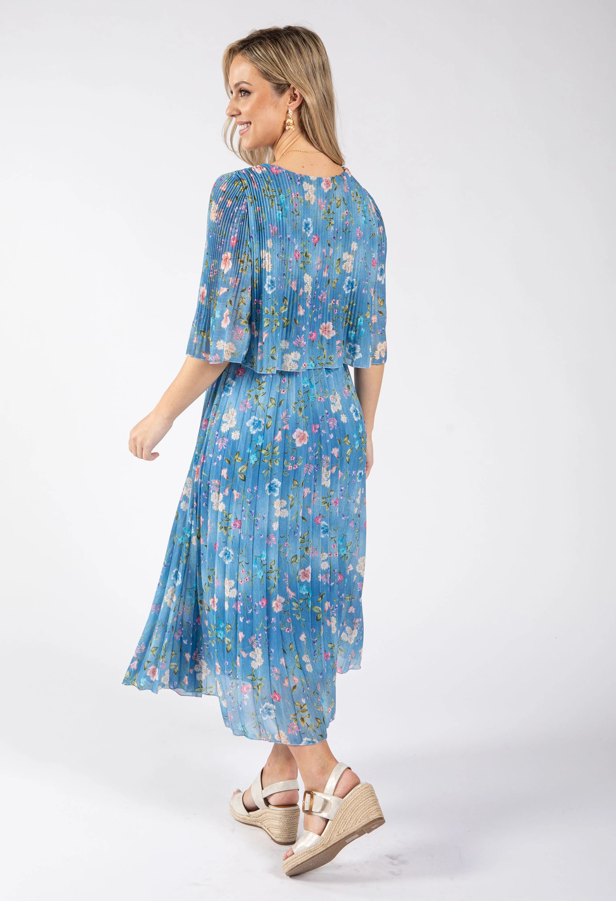 Mini Bloom Plisse Dress - Image 11