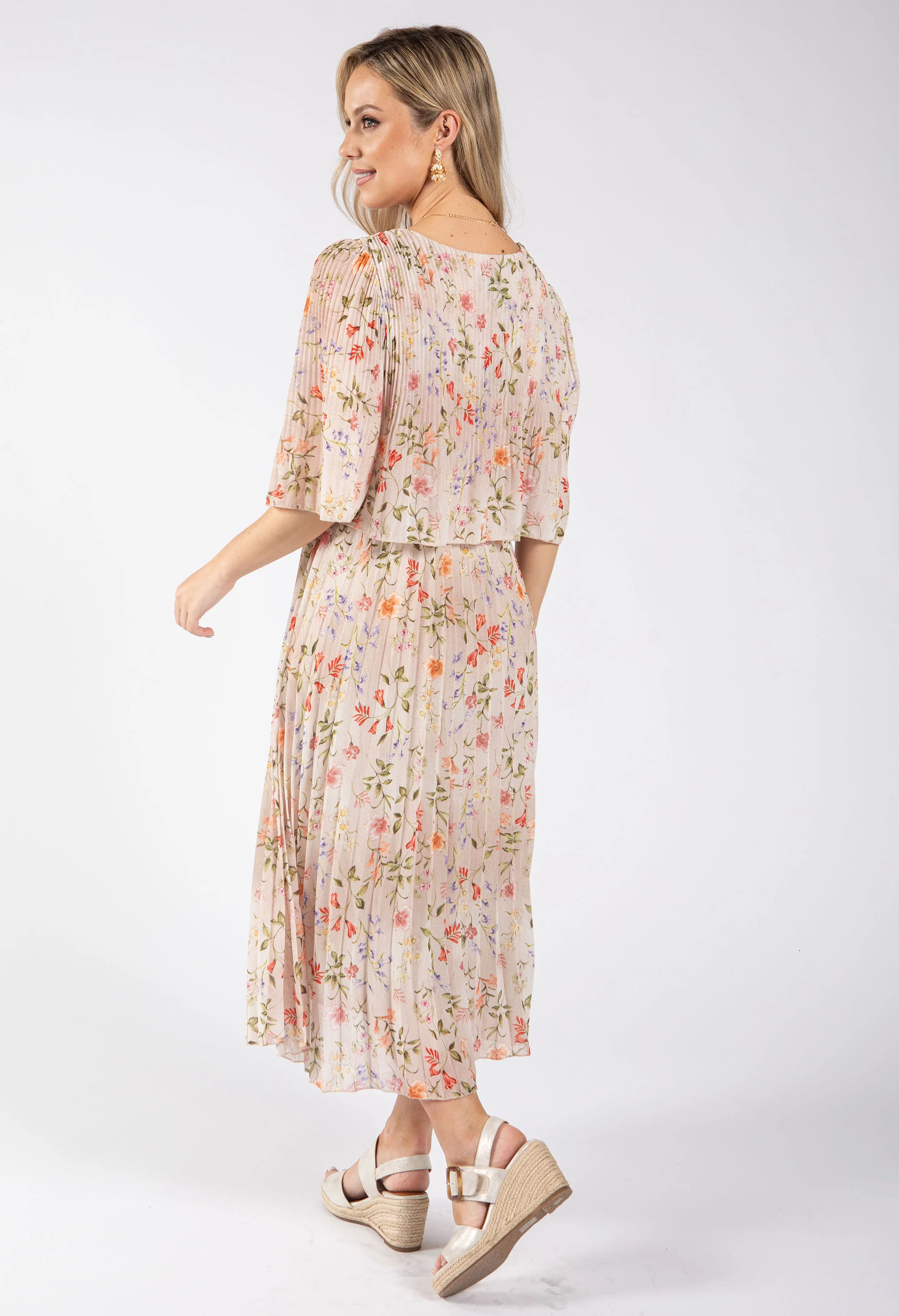 Mini Bloom Plisse Dress - Image 16