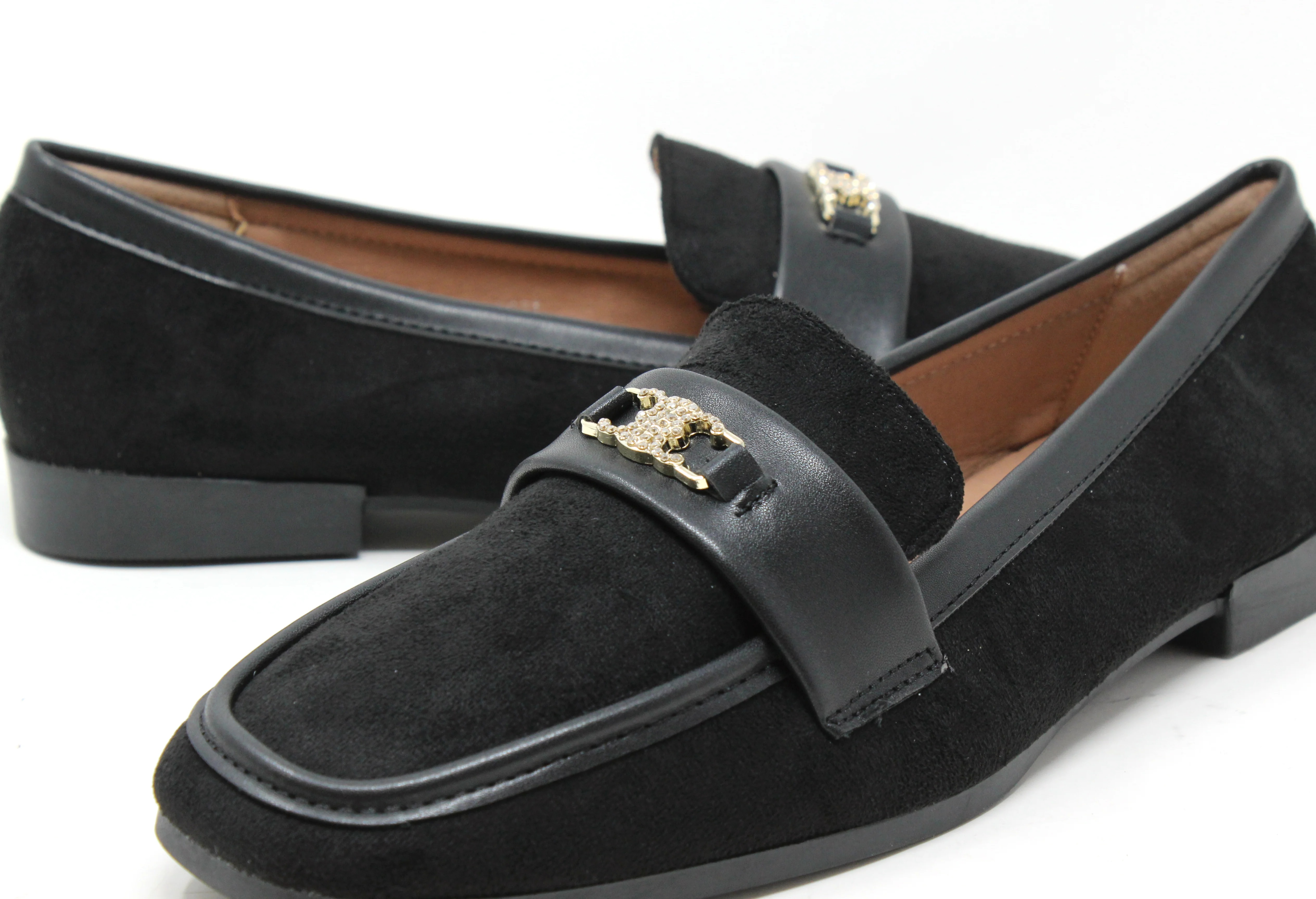Mini Diamante Detail Loafer - Image 4
