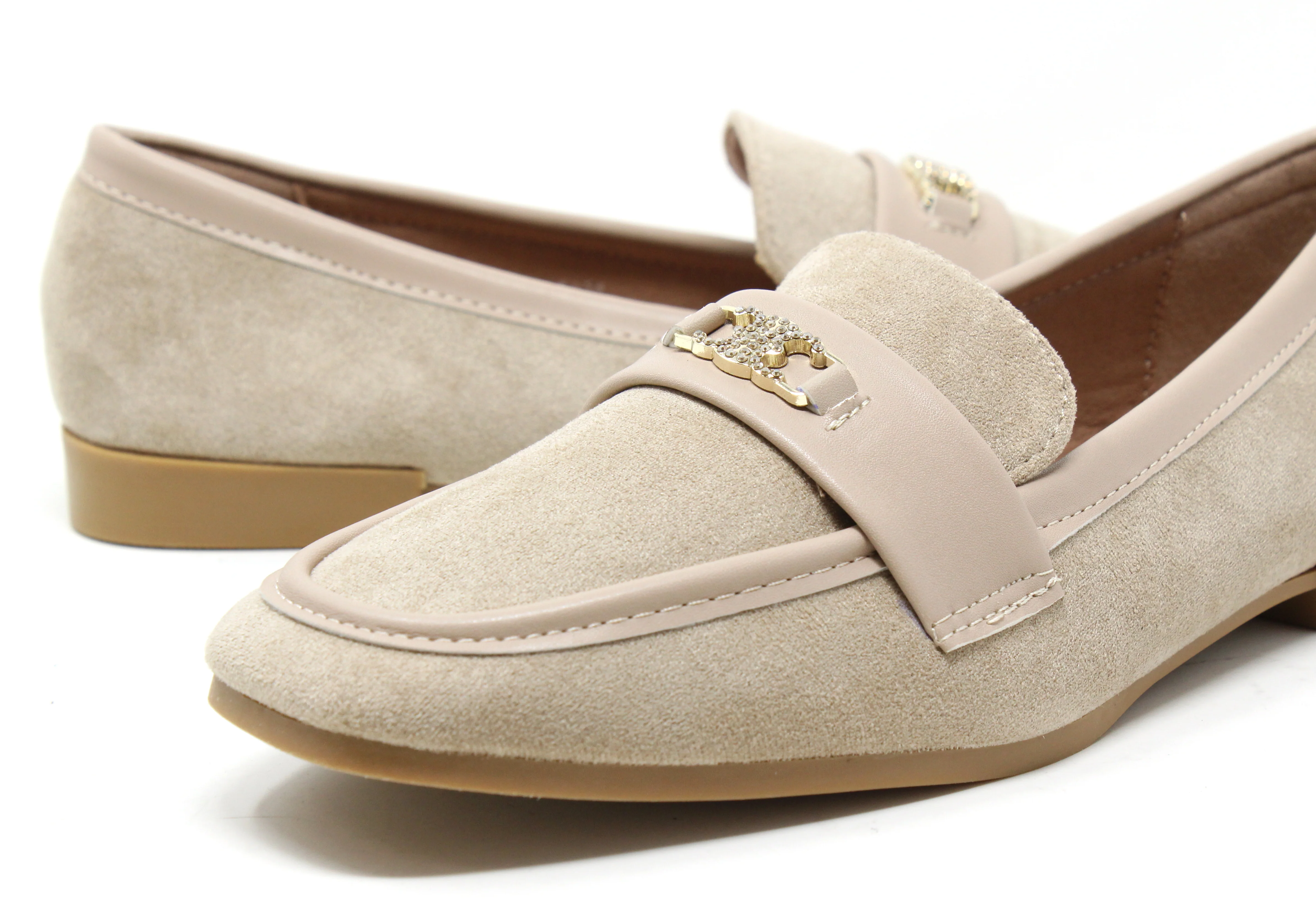 Mini Diamante Detail Loafer - Image 8