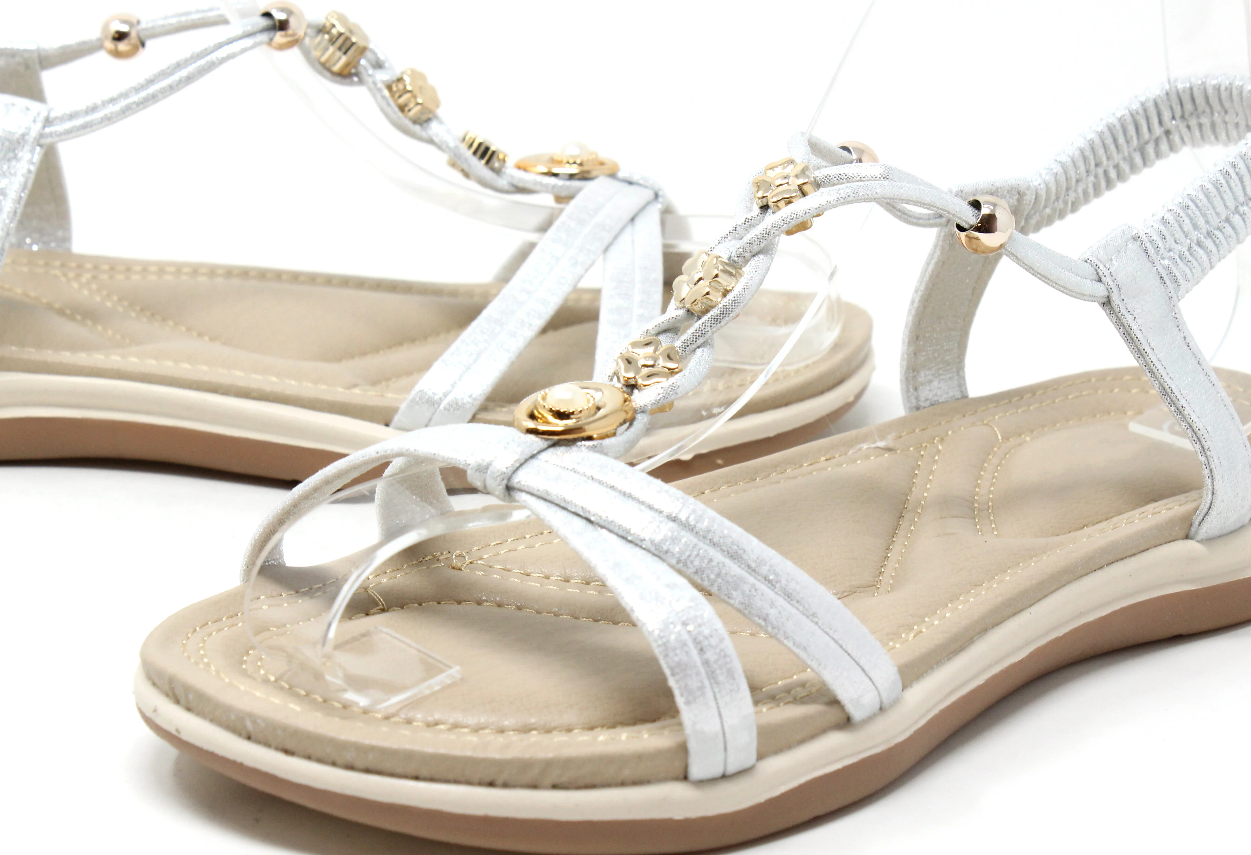 Mini Floral Beaded Sandal - Image 4