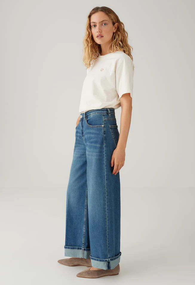 Miva Valentine Cropped wide leg jeans - Image 3