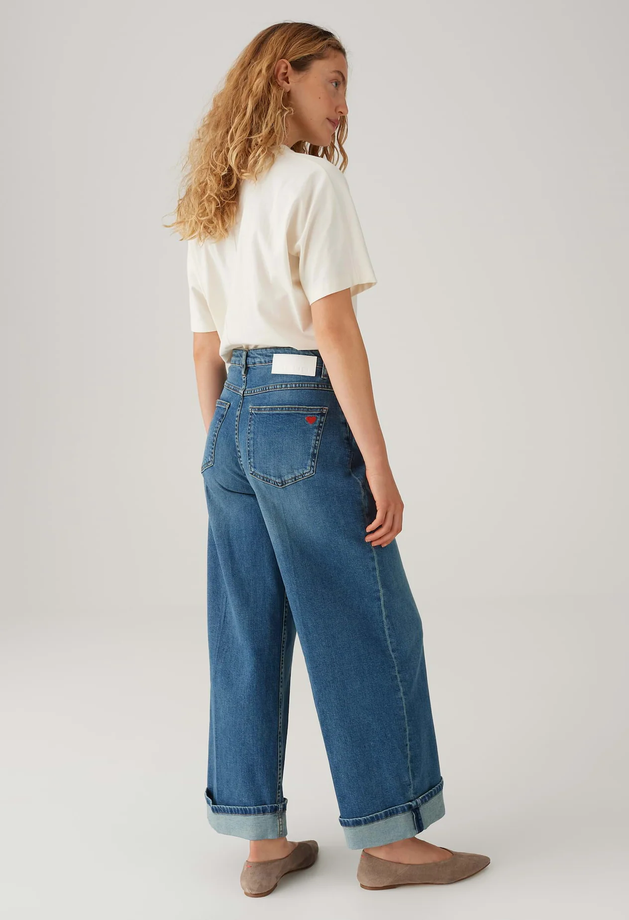 Miva Valentine Cropped wide leg jeans - Image 4