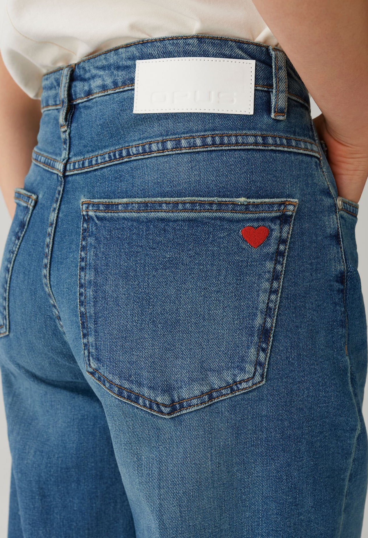 Miva Valentine Cropped wide leg jeans - Image 5