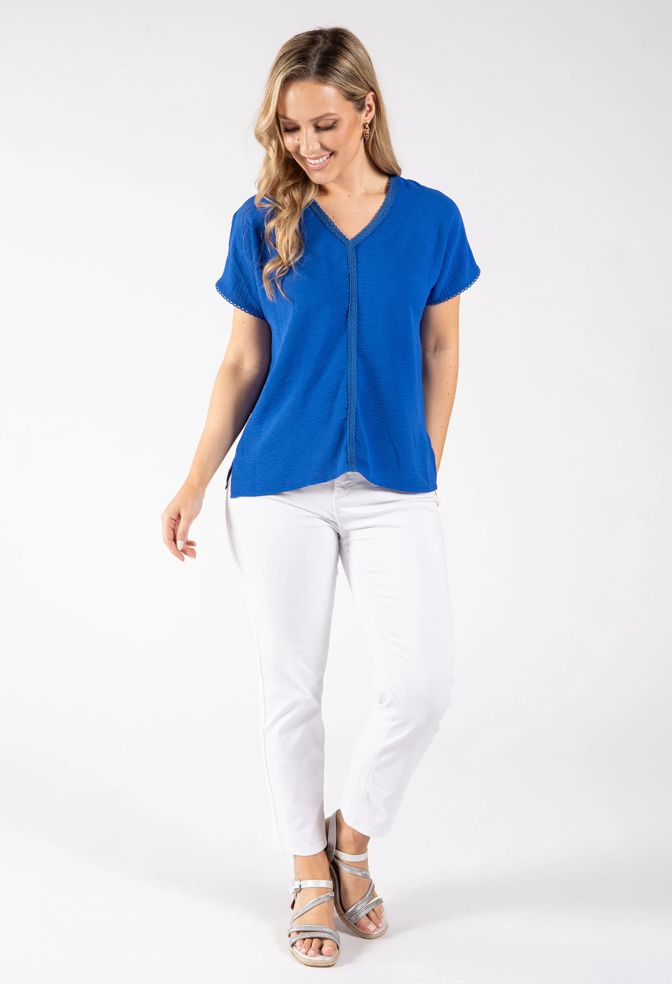 Onara Crochet Trim Top - Image 8