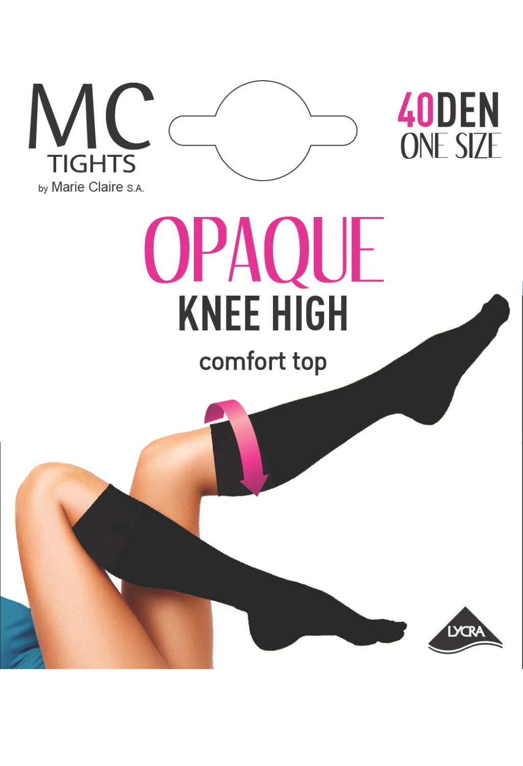 Opaque Knee High Socks - Image 2