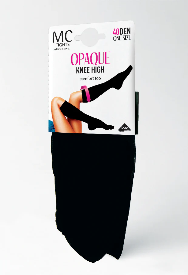 Opaque Knee High Socks - Image 4