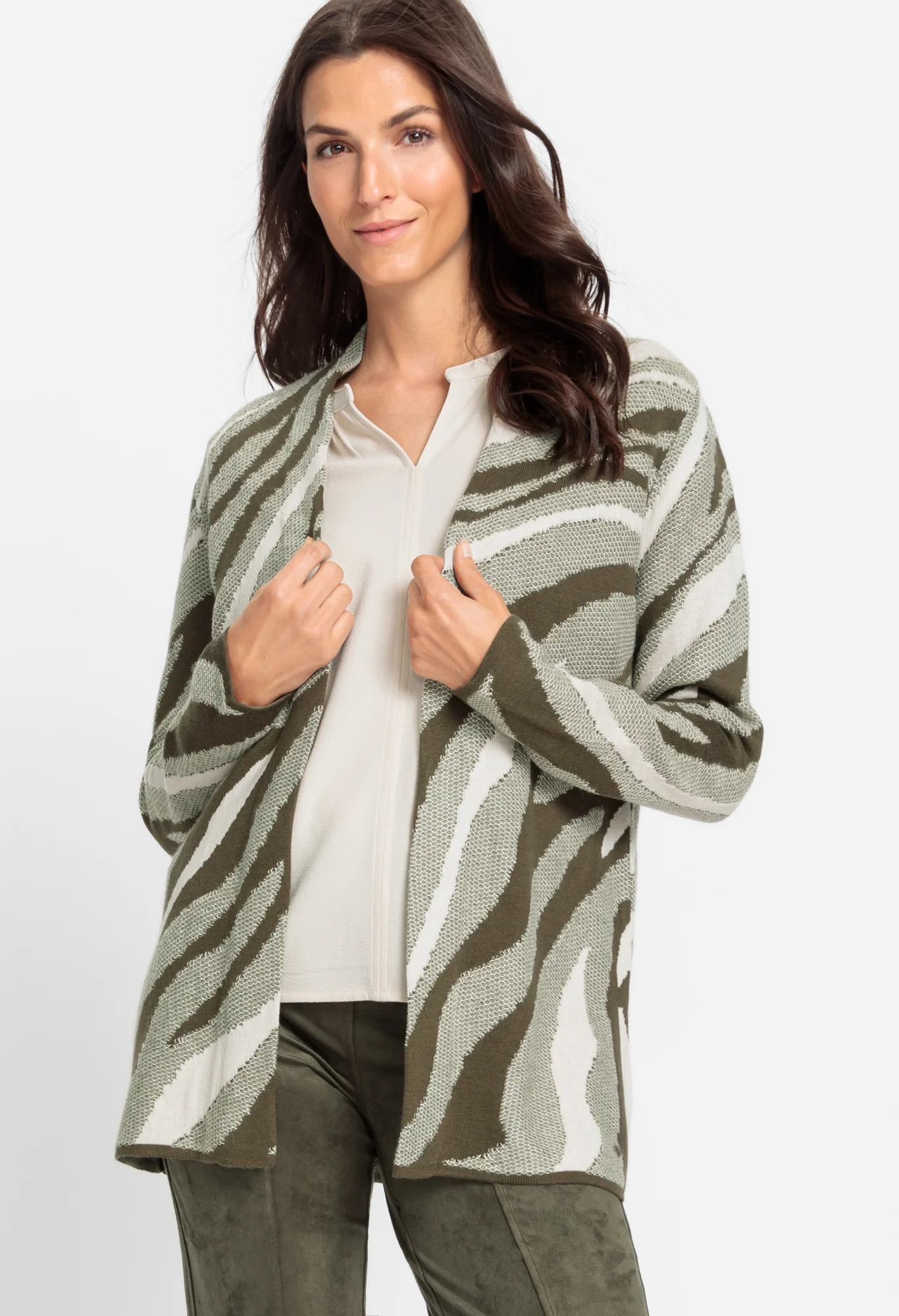 Open Front Knit Cardigan - Image 3