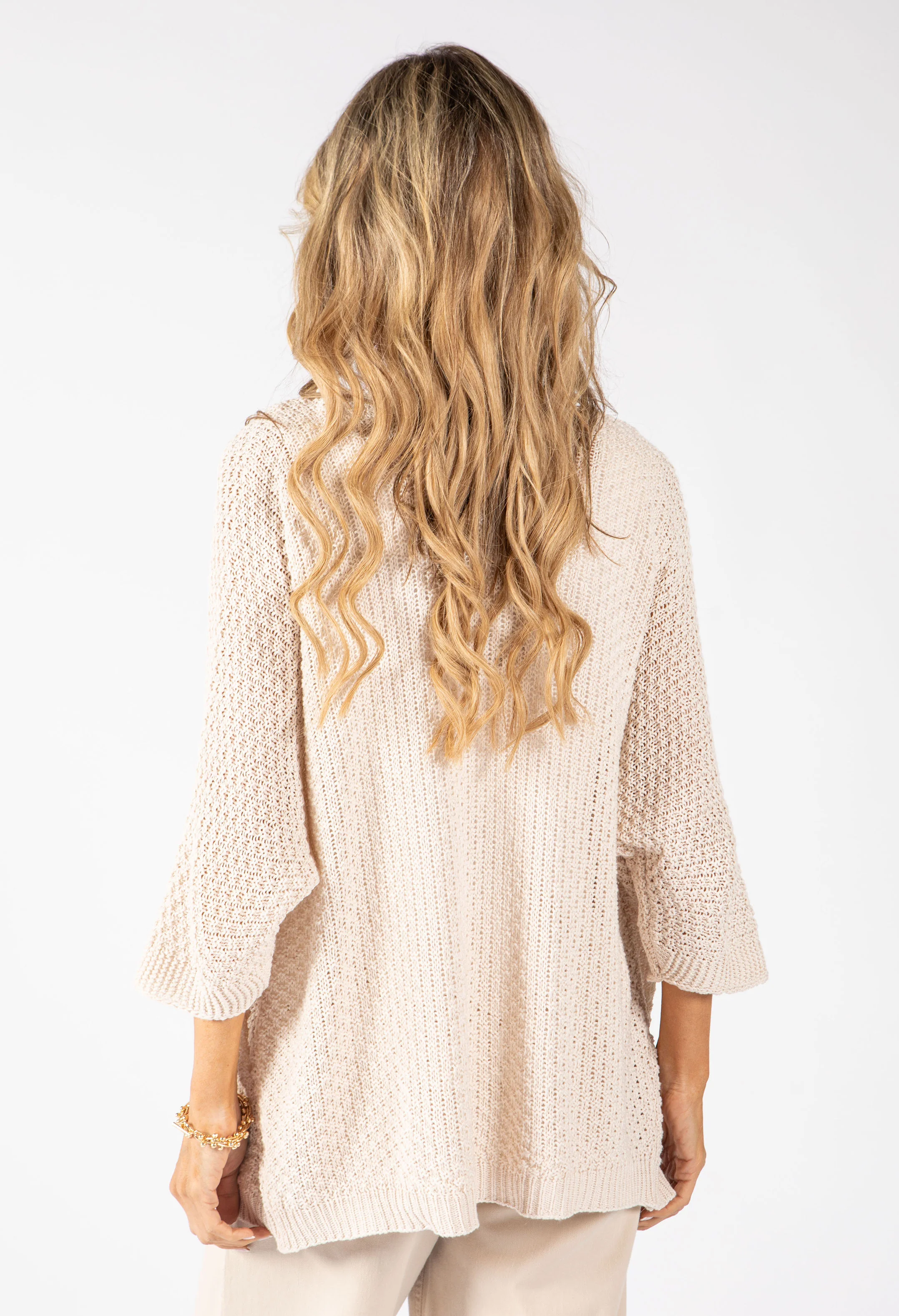 Open Front Knit Cardigan - Image 4