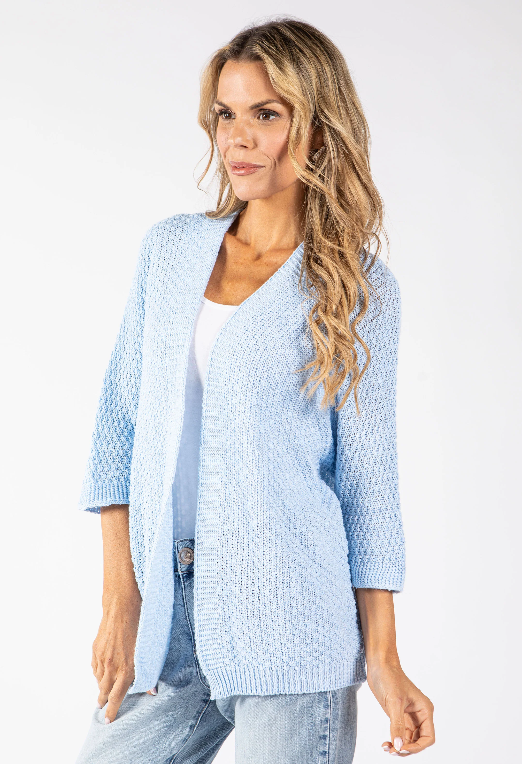 Open Front Knit Cardigan - Image 7