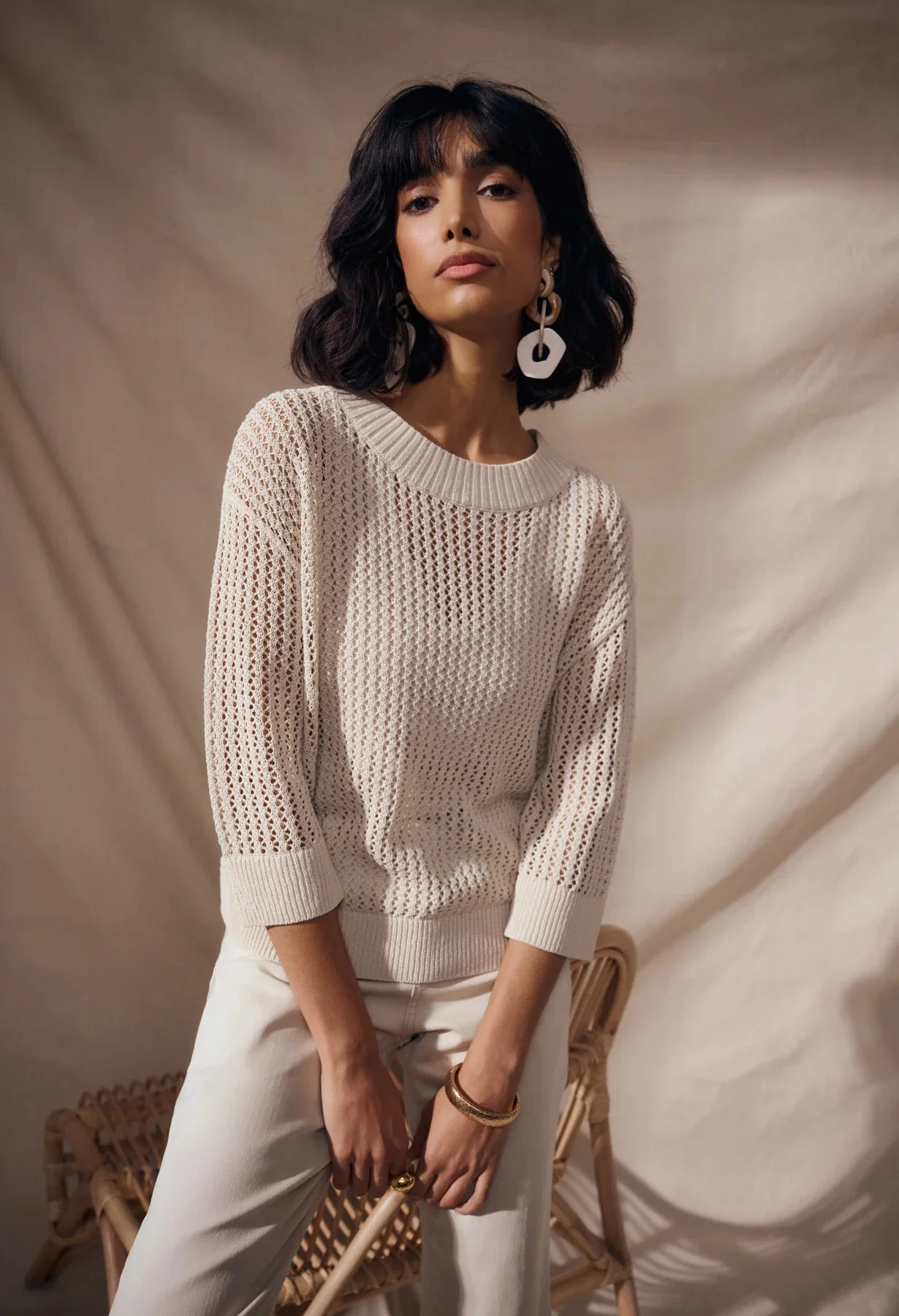 Open Stitch Sweater - Image 2