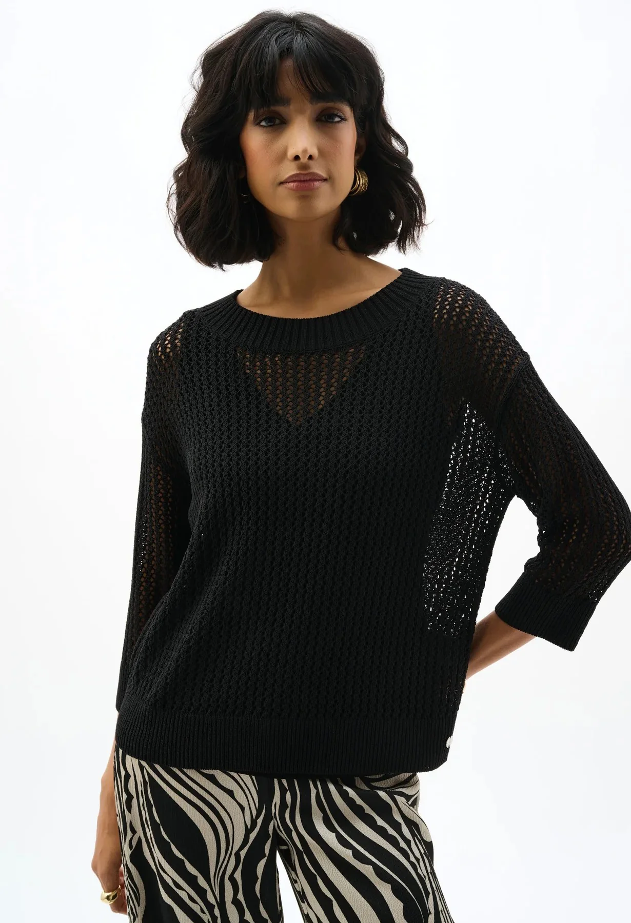 Open Stitch Sweater - Image 4