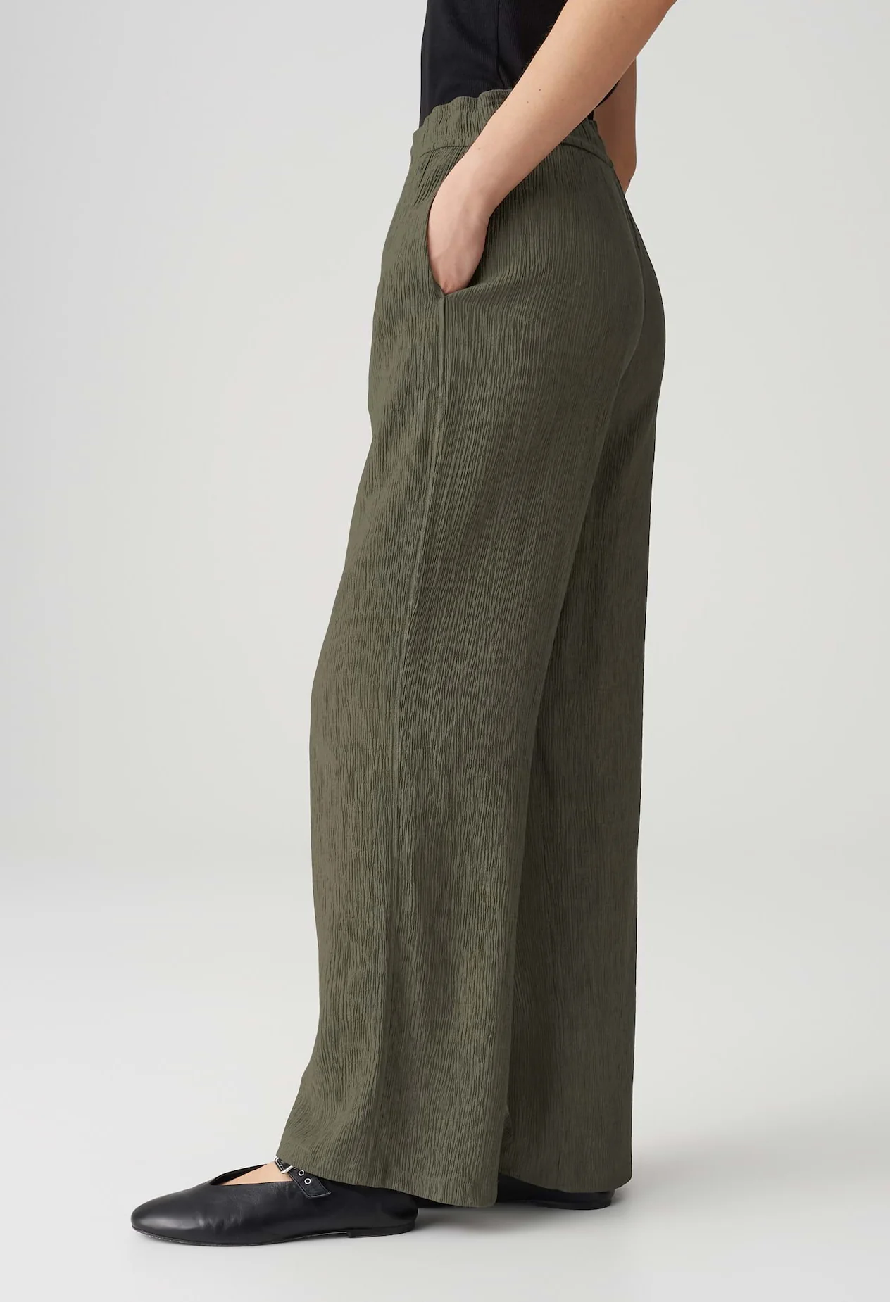 Opus Marou Crinkle Trousers - Image 2