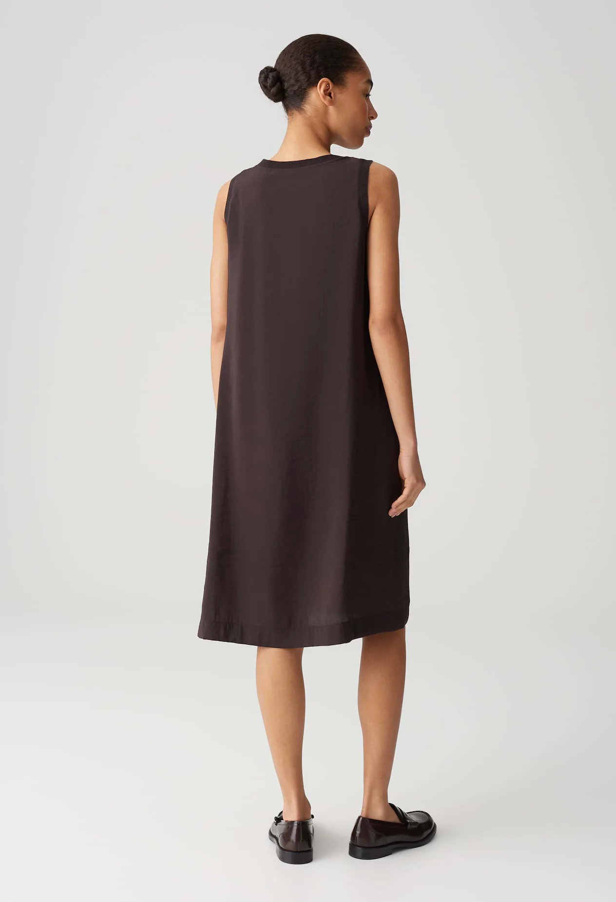 Wemba summery strap dress with ribbed cuffs - Image 4