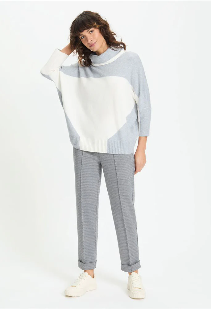 Oversized Cowl Neck Jumper - Image 3