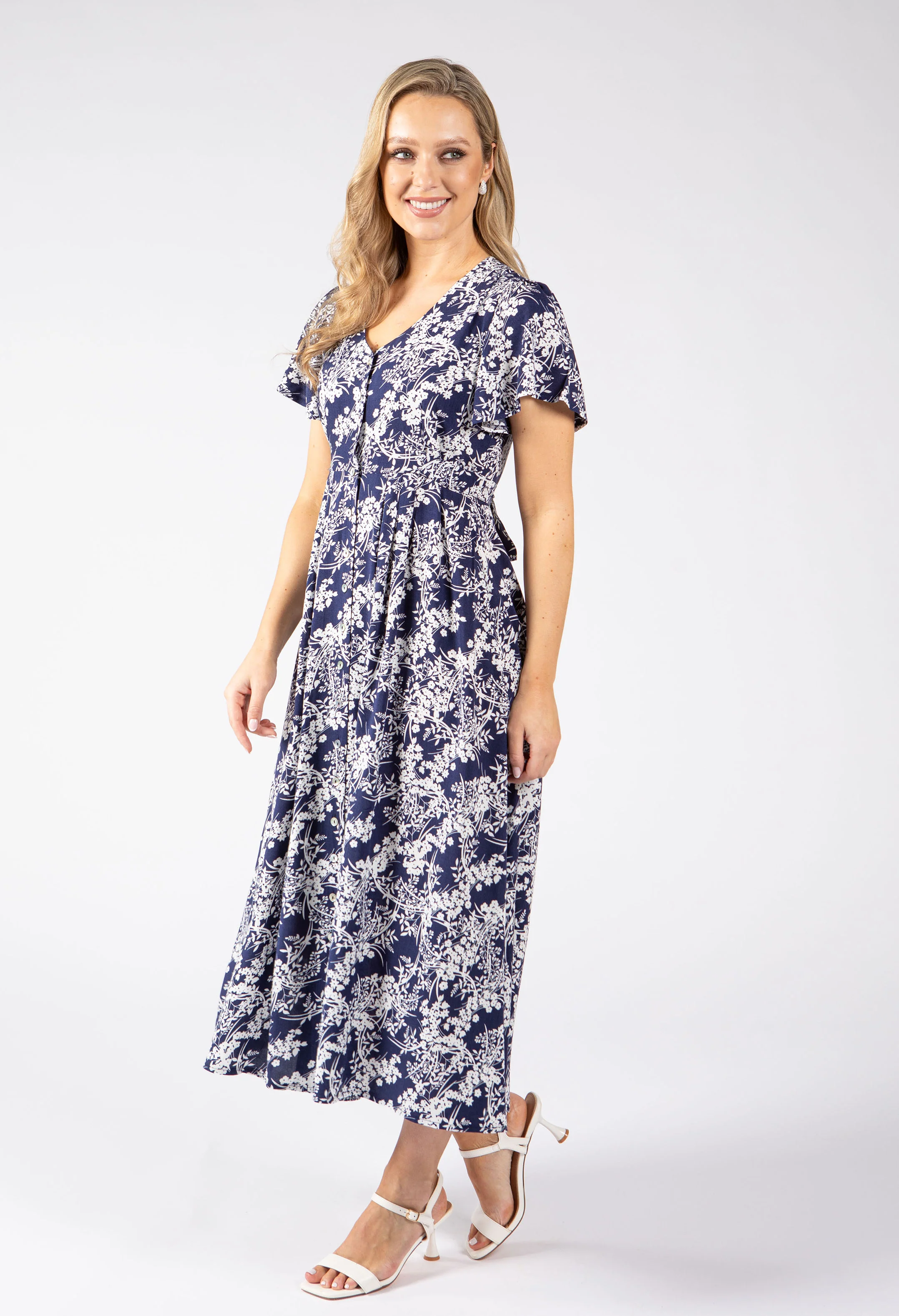 Oyo Floral Midi Dress - Image 4