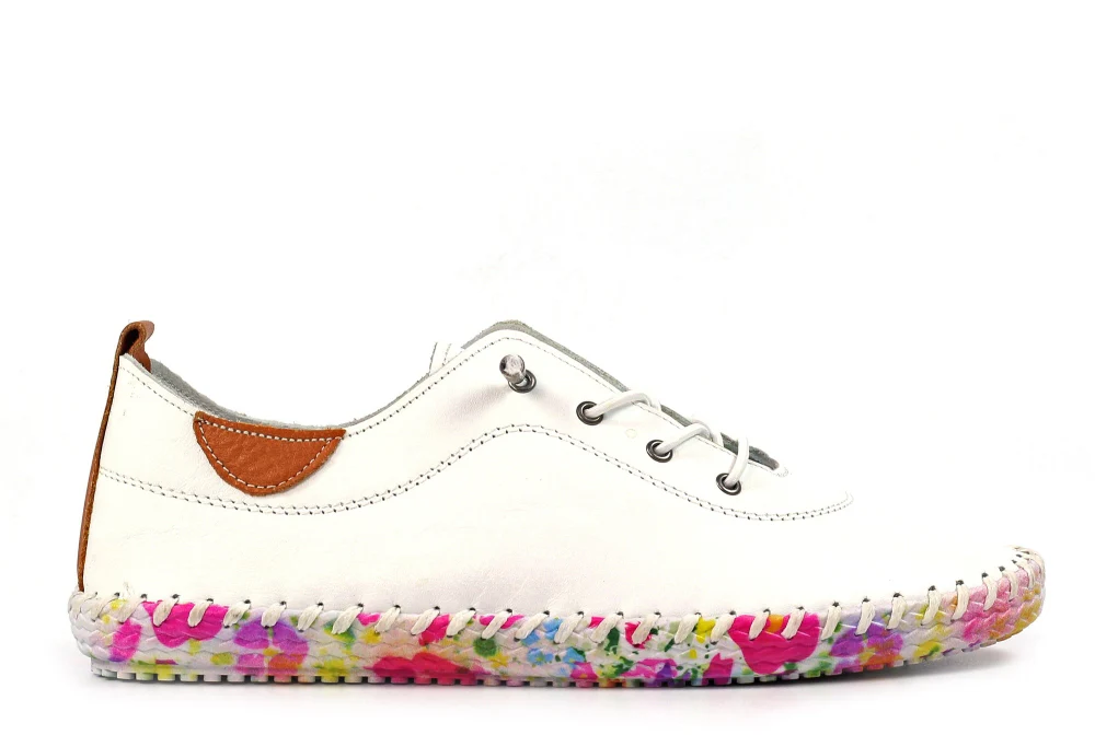 Padstow leather plimsoll - Image 12