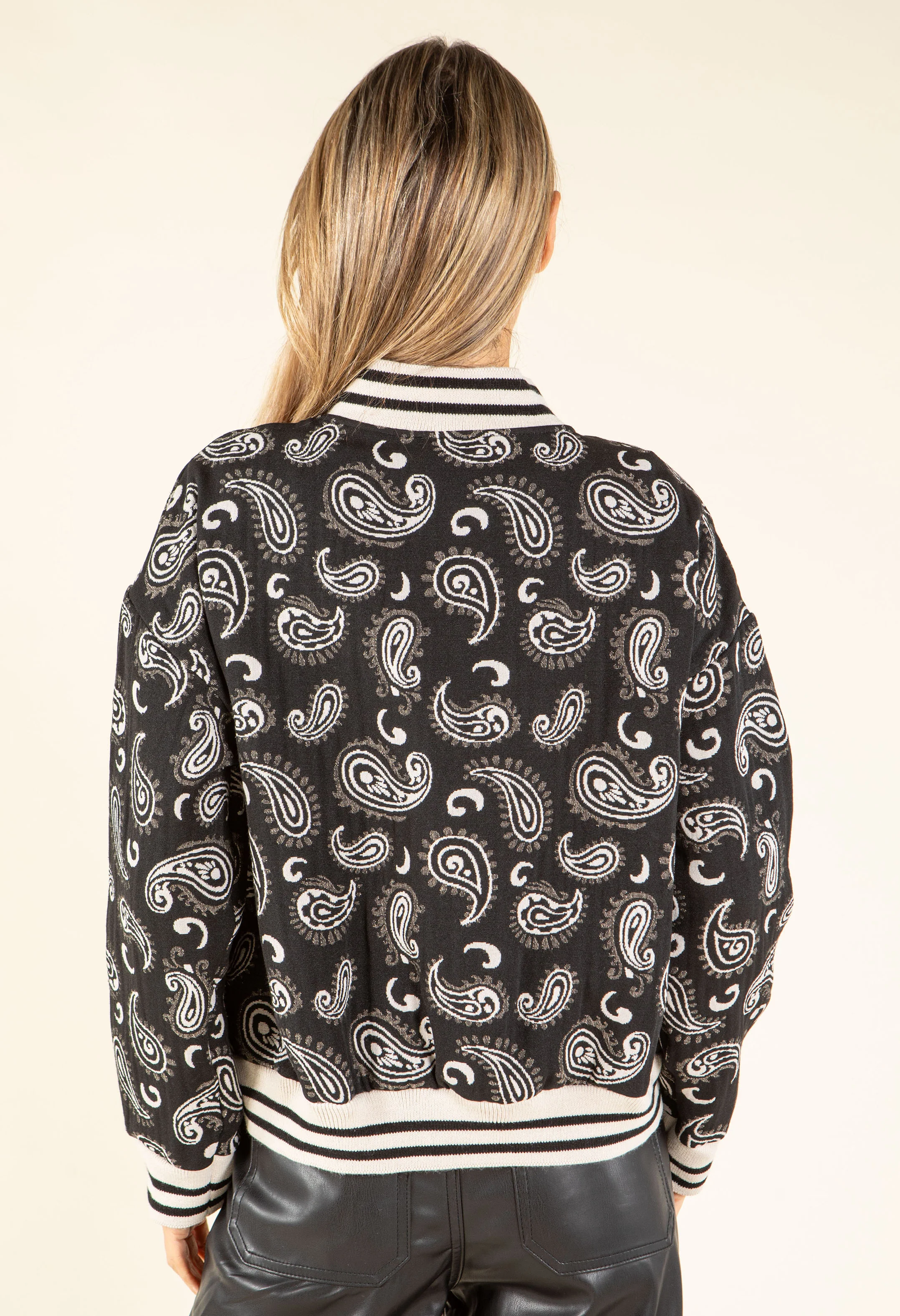 Paisley Bomber Jacket - Image 5