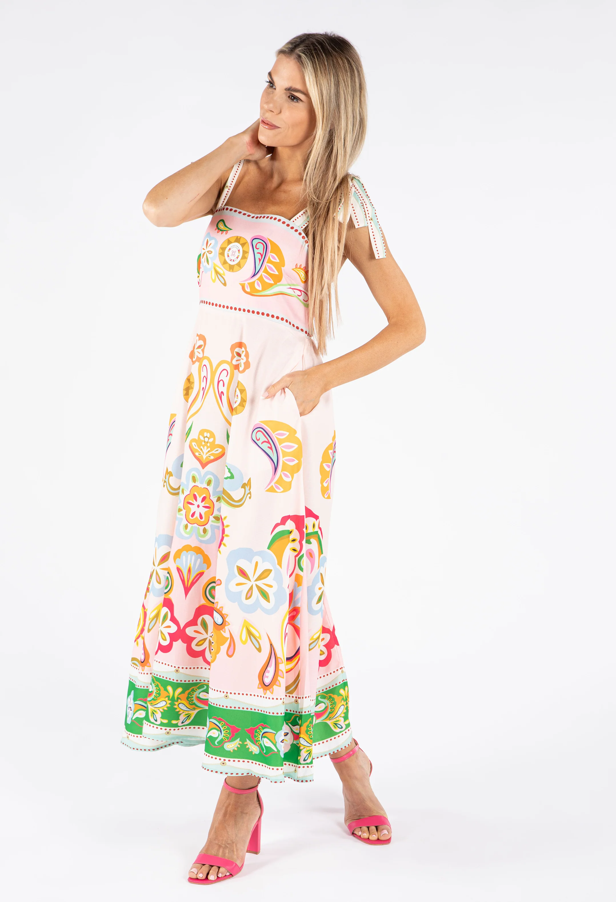 Paisley Print Sun Dress - Image 2