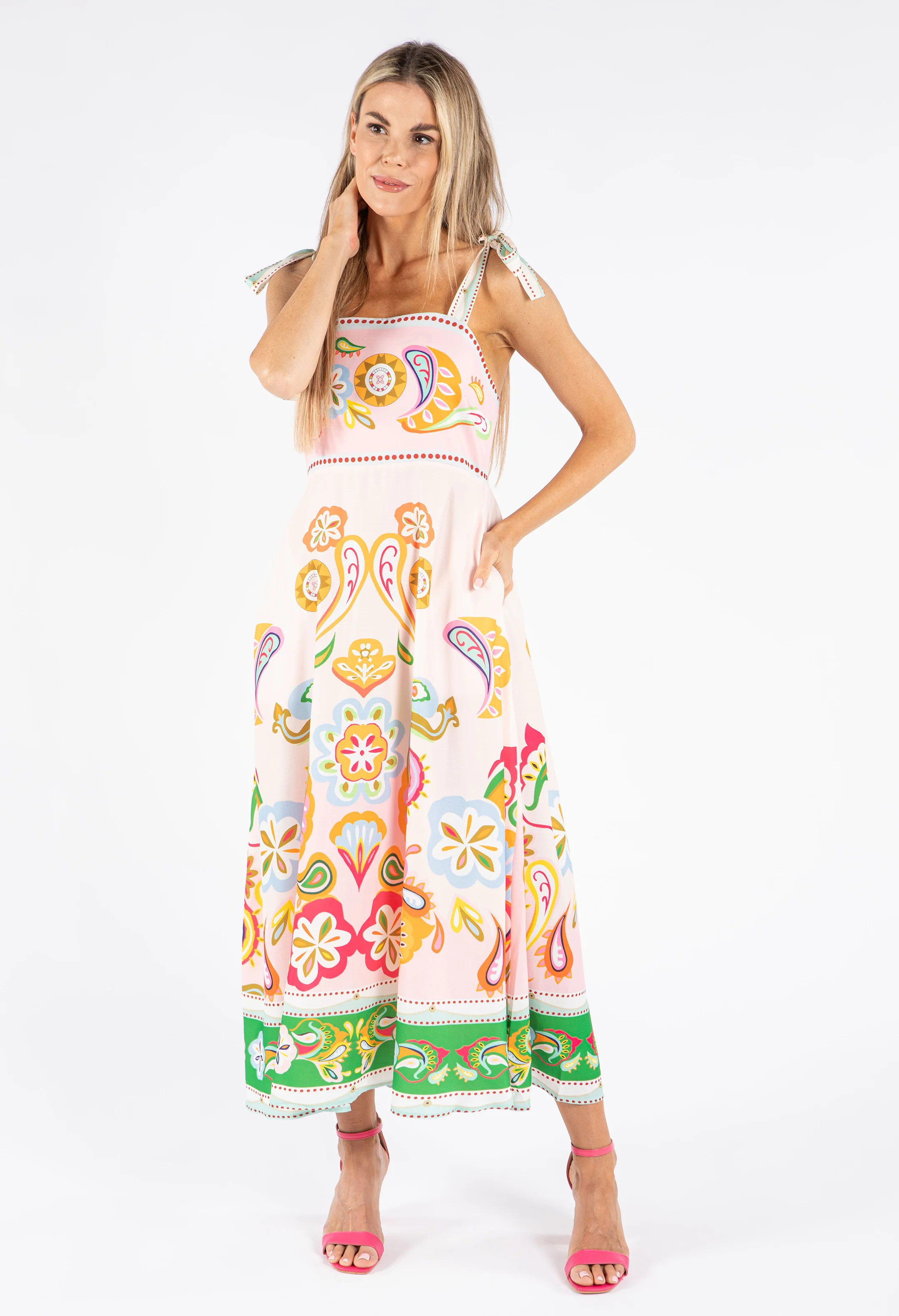 Paisley Print Sun Dress - Image 5