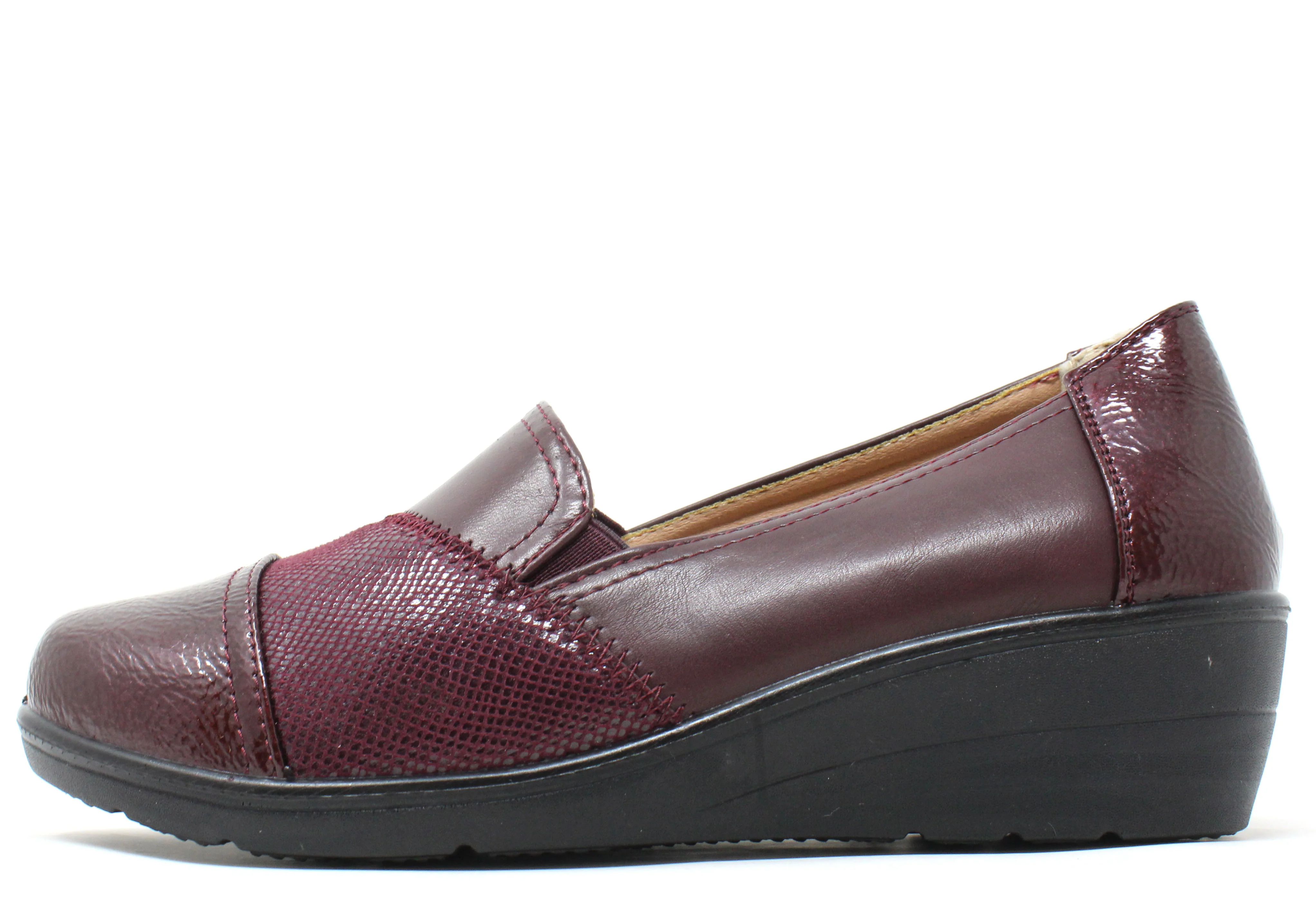 Patchwork Design Wedge Loafer - Image 6