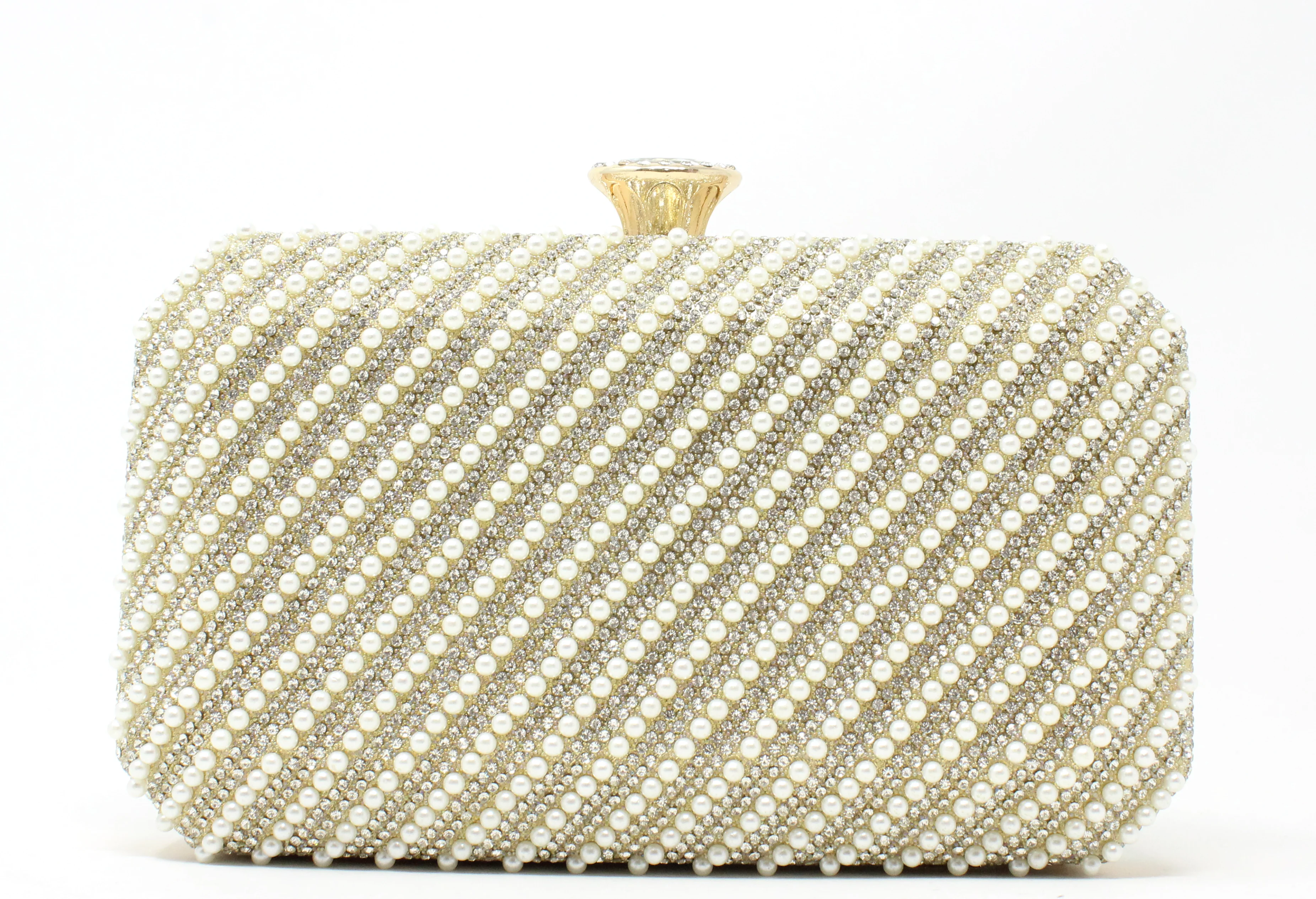 Pearl and Diamond Clutch Bag - Image 3