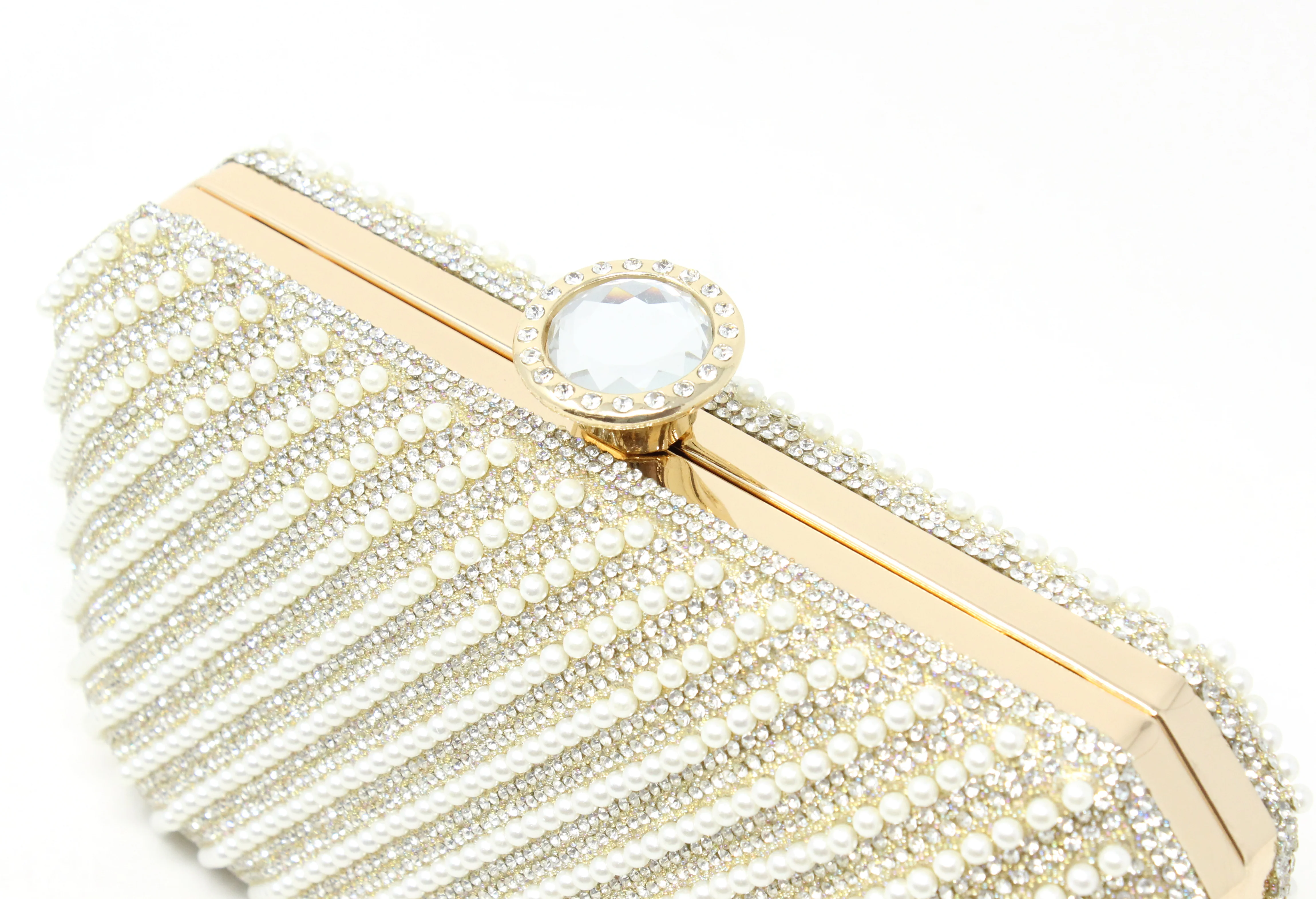 Pearl and Diamond Clutch Bag - Image 5