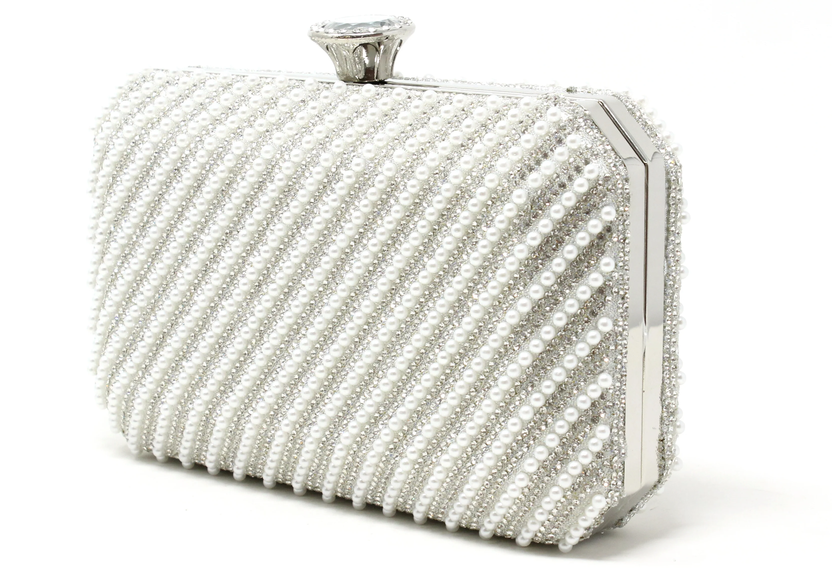 Pearl and Diamond Clutch Bag - Image 7