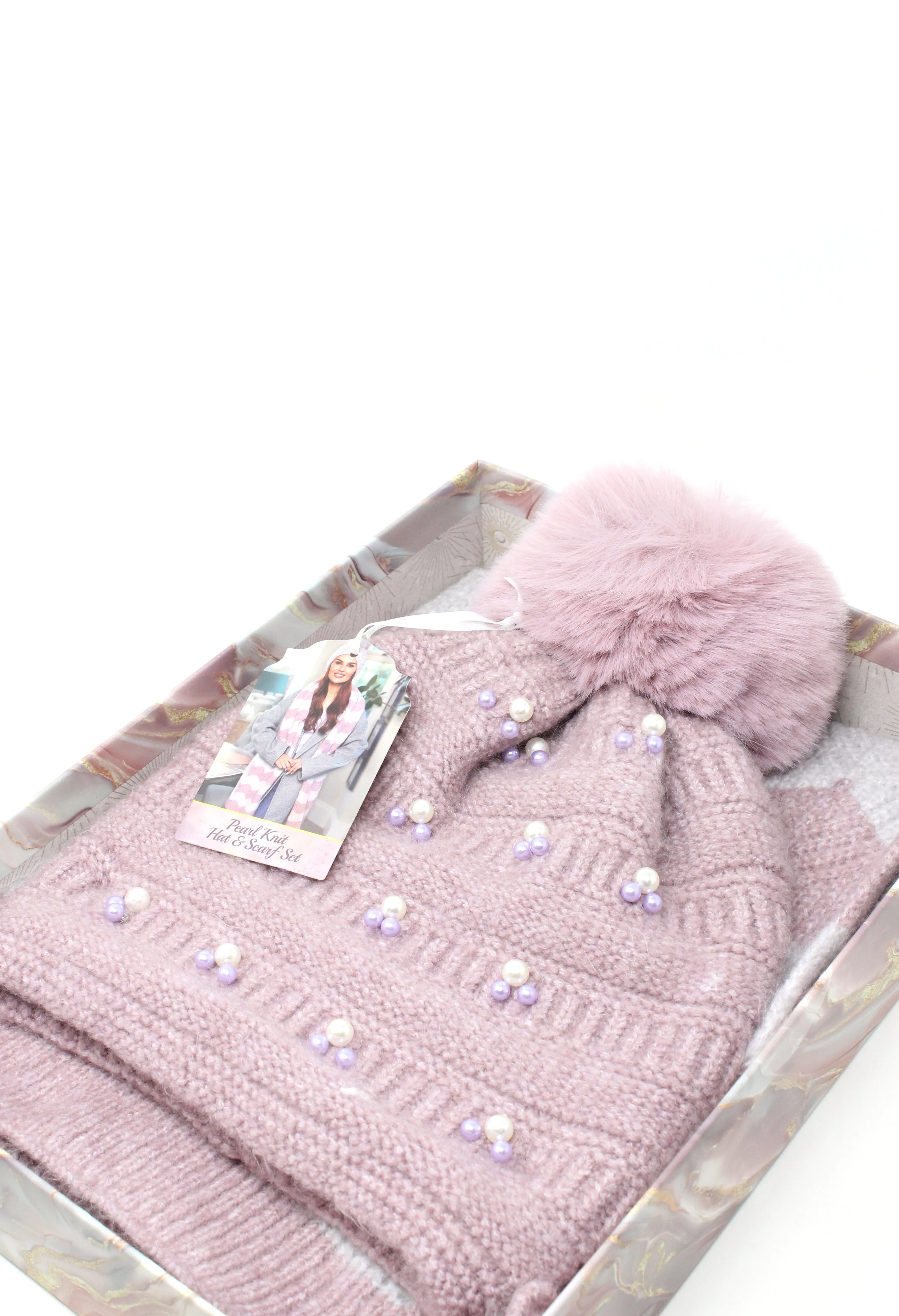 Pearl Hat and Scarf Giftset - Image 10