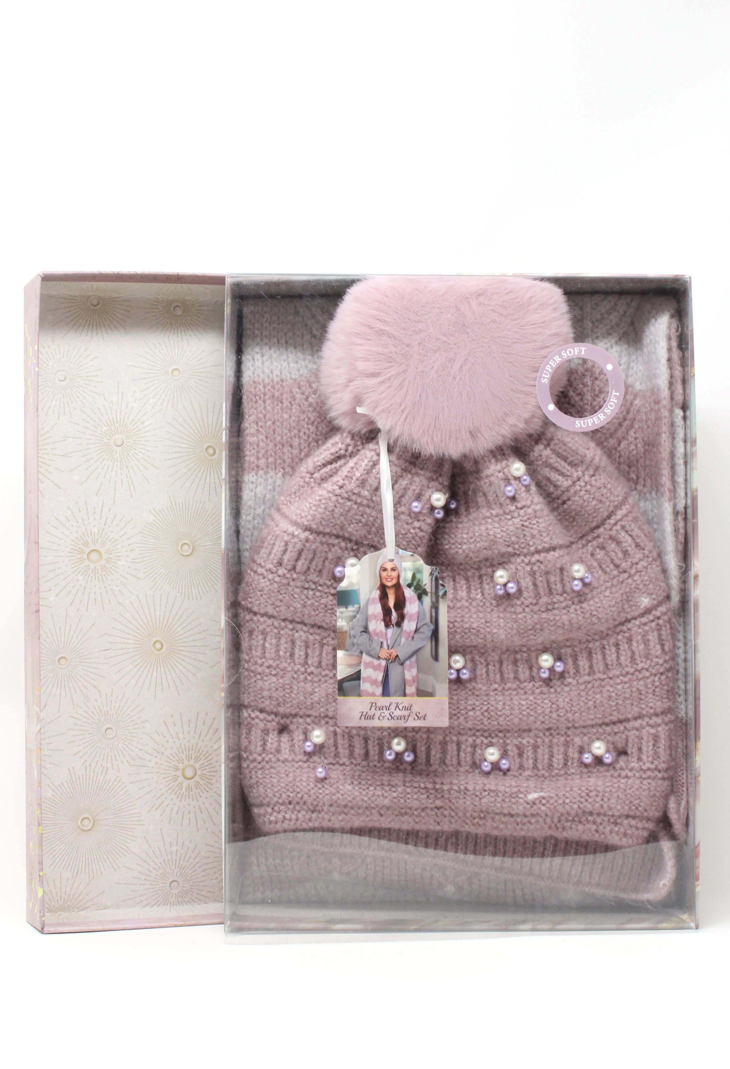 Pearl Hat and Scarf Giftset - Image 9