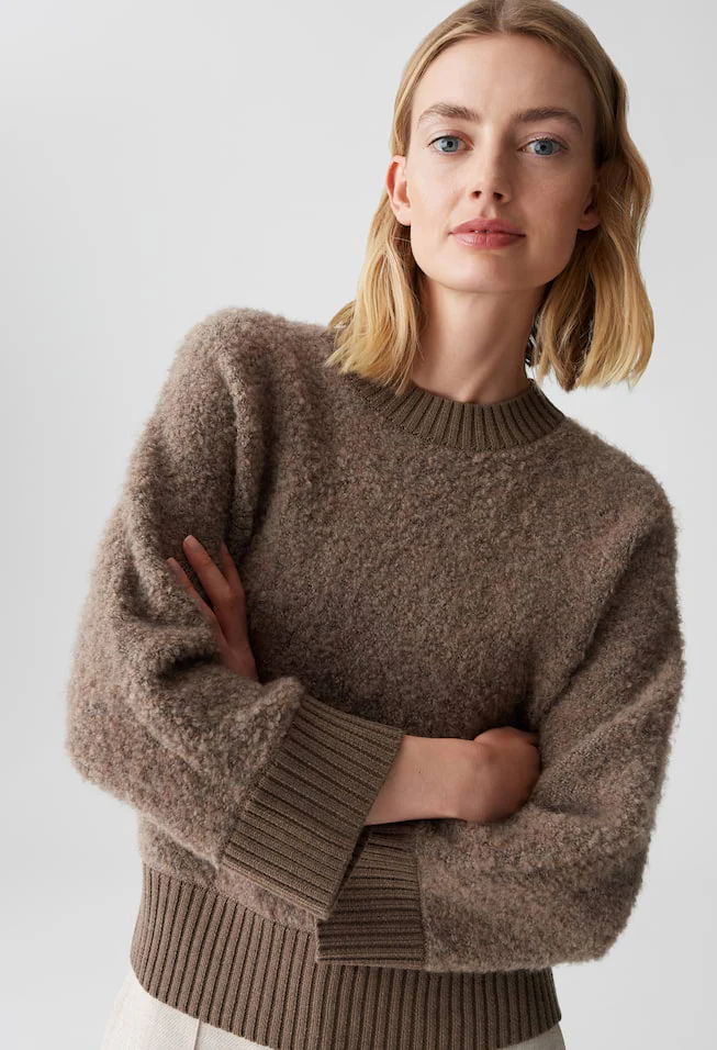Pennan Bouclé Knitted Jumper - Image 2