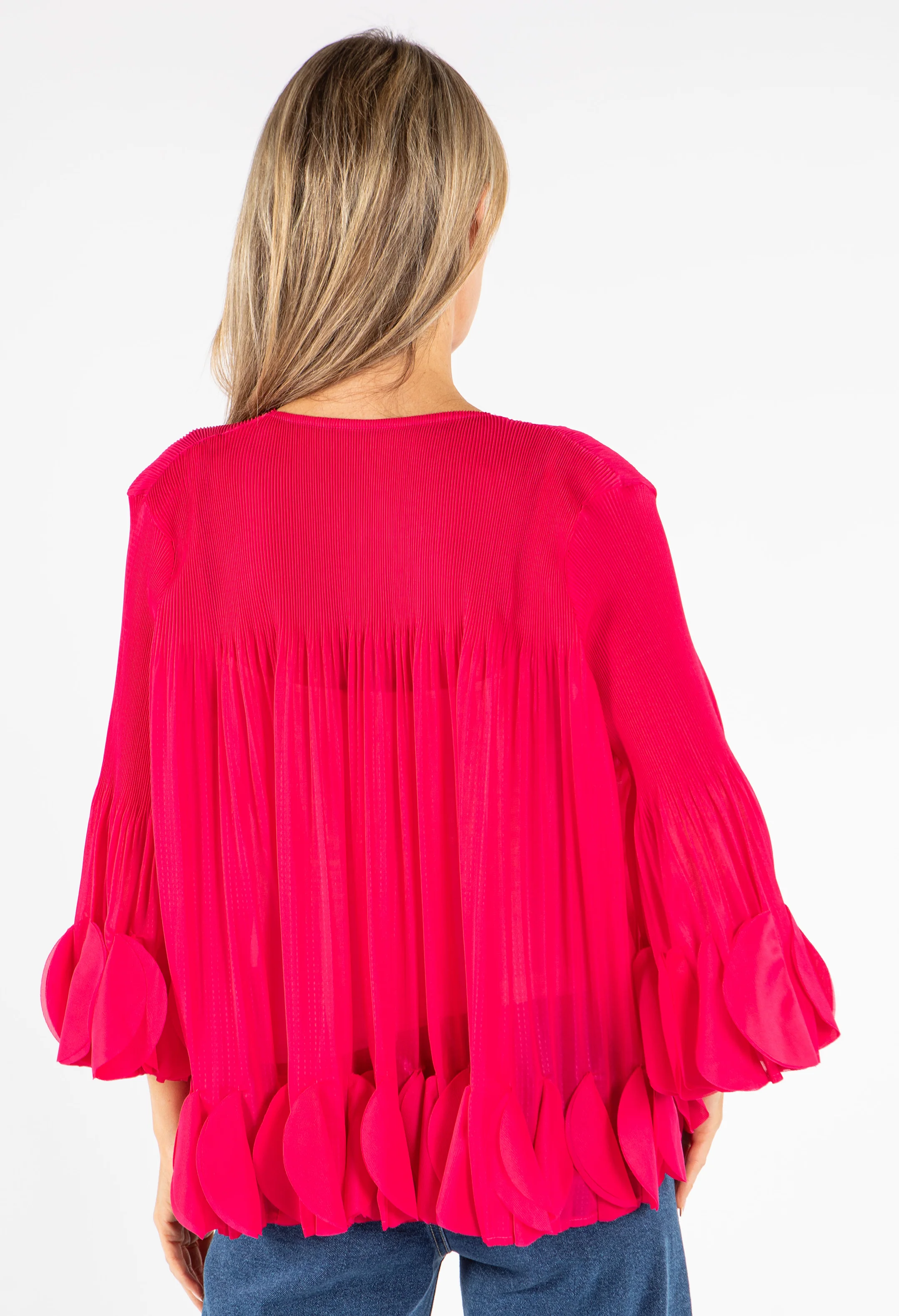 Petal Pleated Blouse - Image 13