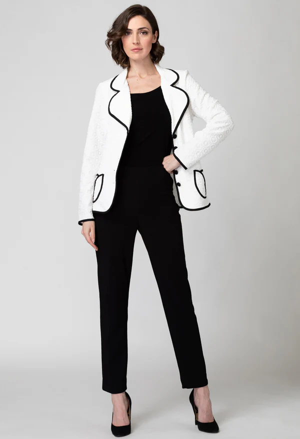 Pleated Front Cropped Pants - Image 4