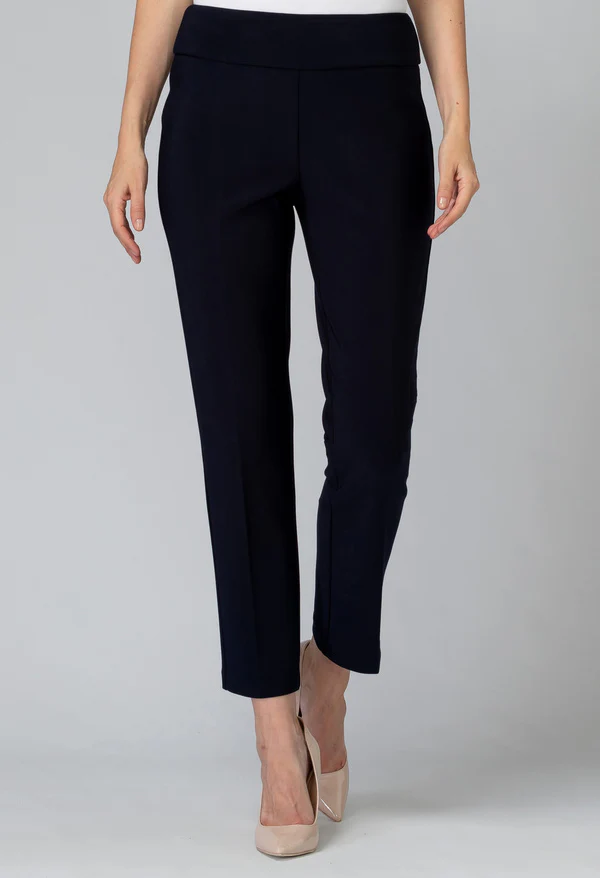 Pleated Front Cropped Pants - Image 5