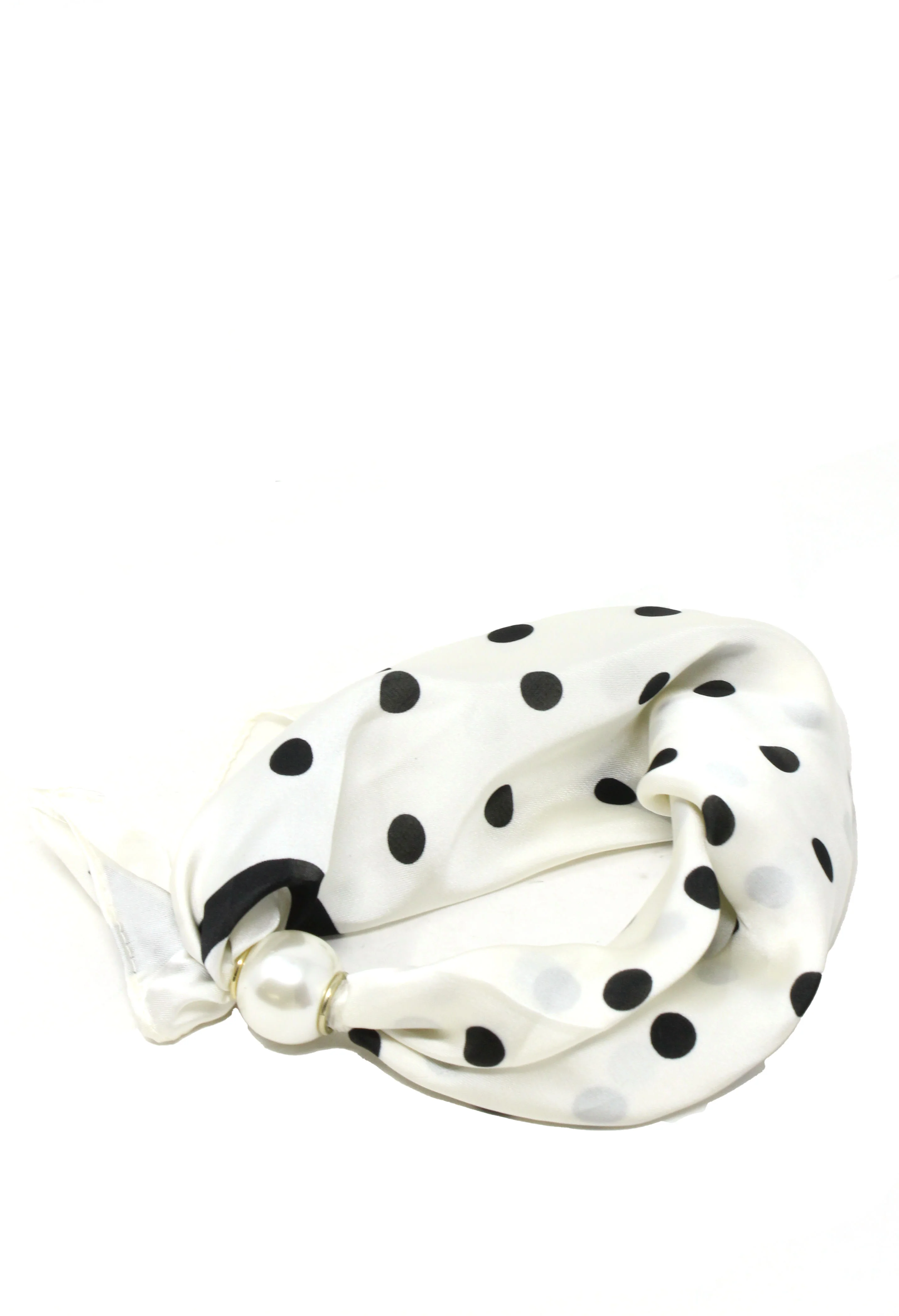 Polka Dot Magnetic Neck Scarf - Image 2