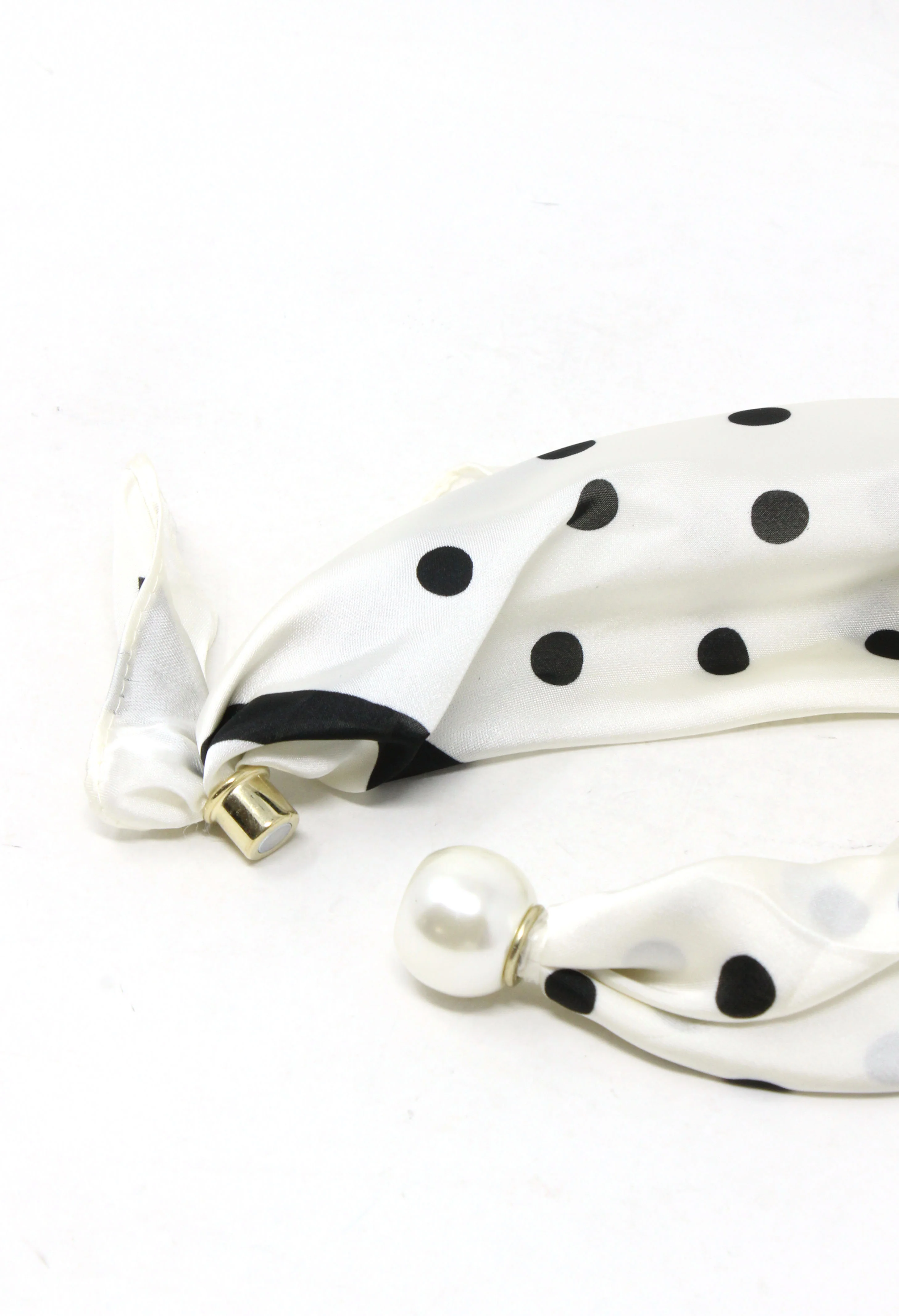 Polka Dot Magnetic Neck Scarf - Image 5